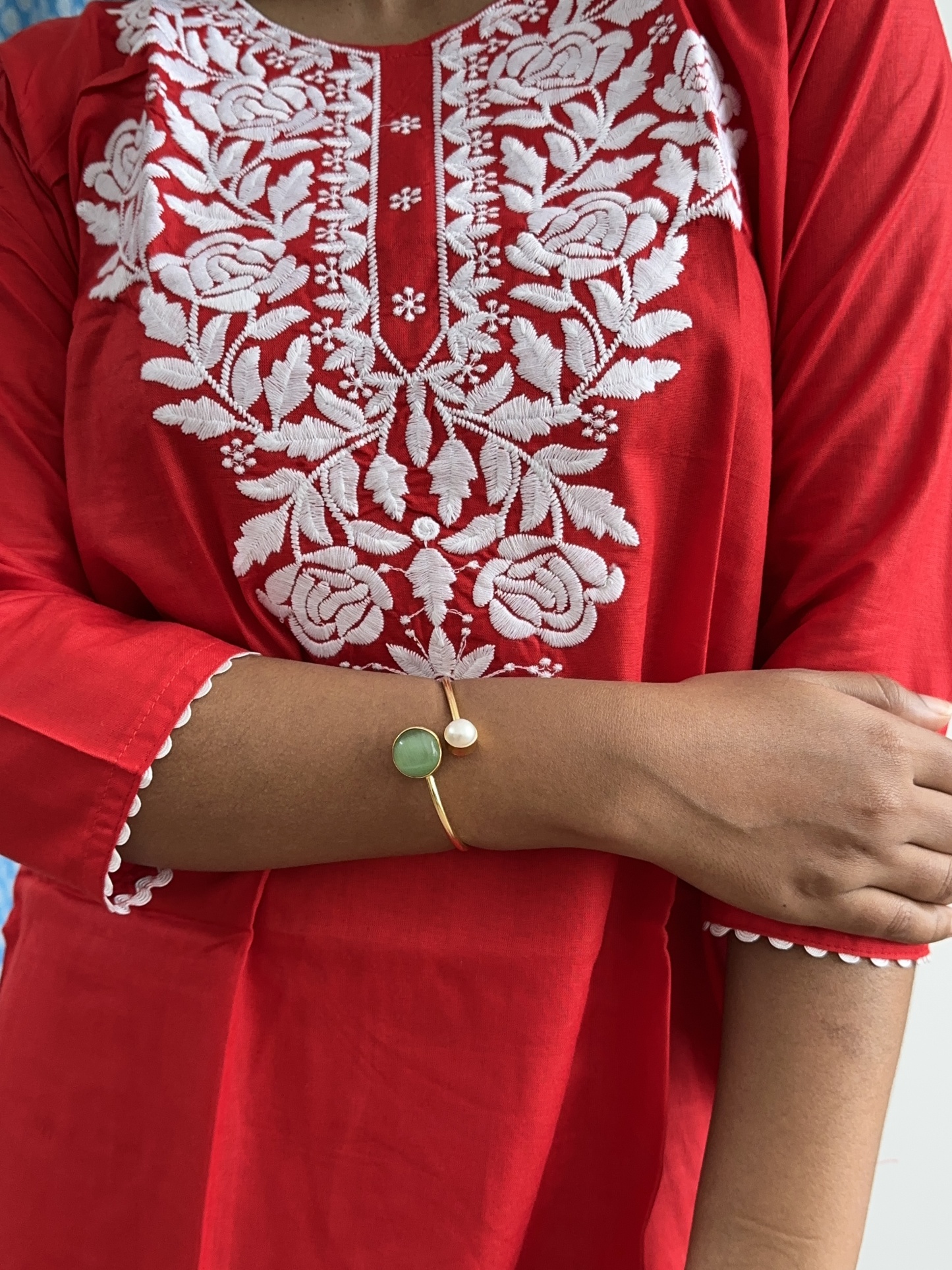 Cotton Blend Short Tunic
