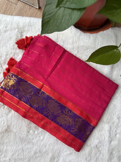 Mul Cotton Contrast Border
