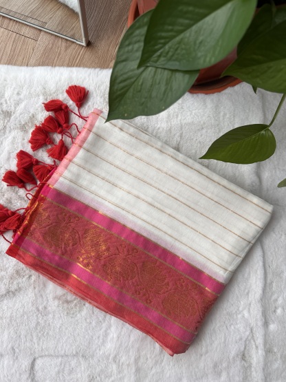 Mul Cotton Contrast Border