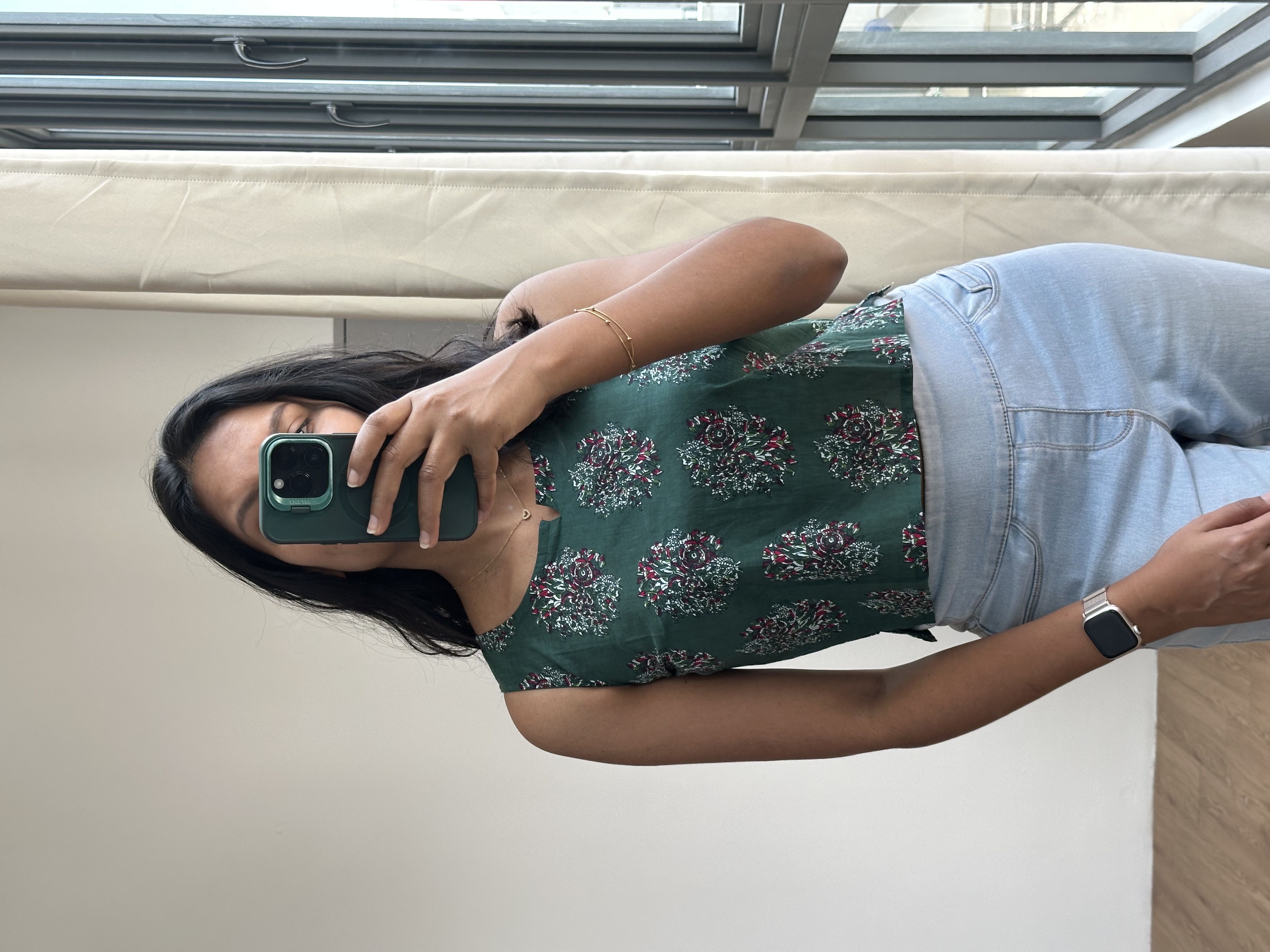 Cotton Crop Top (Light Green)