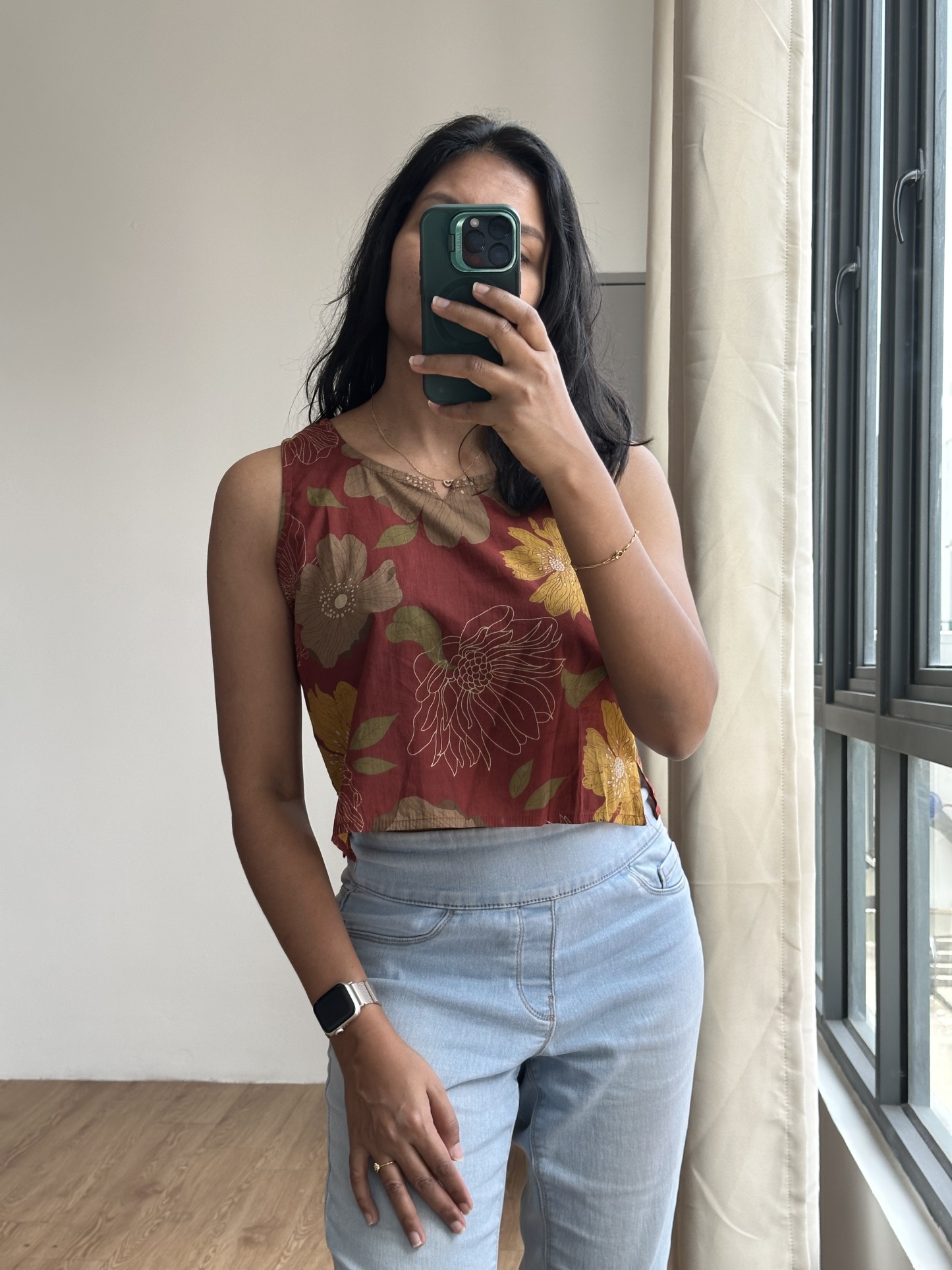 Cotton Crop Top (Brown)