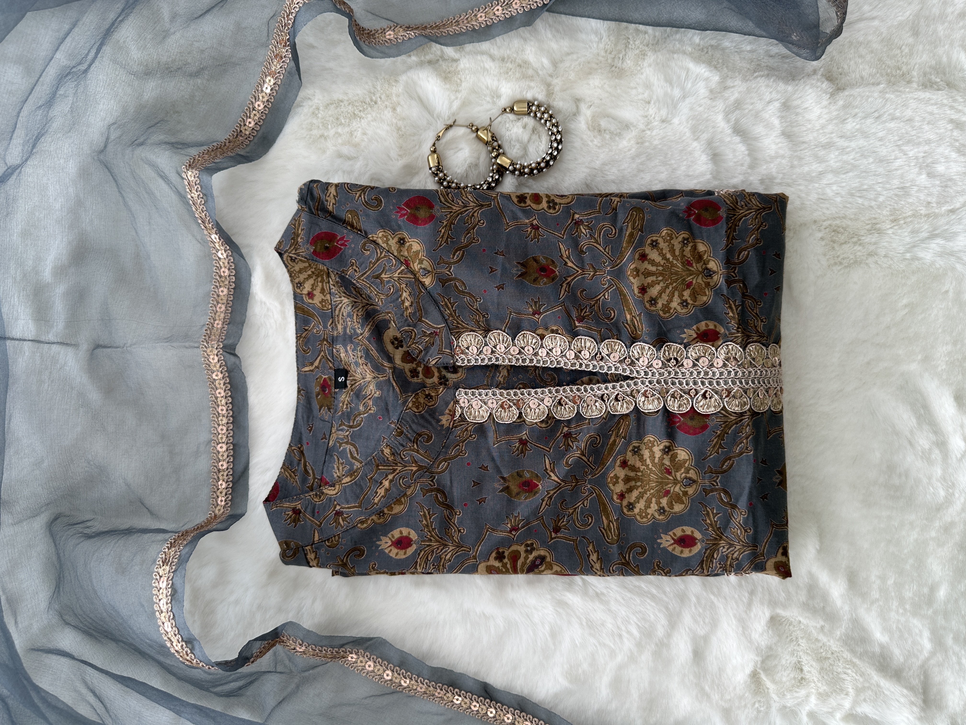 Premium Cotton Sharara Kurta Set