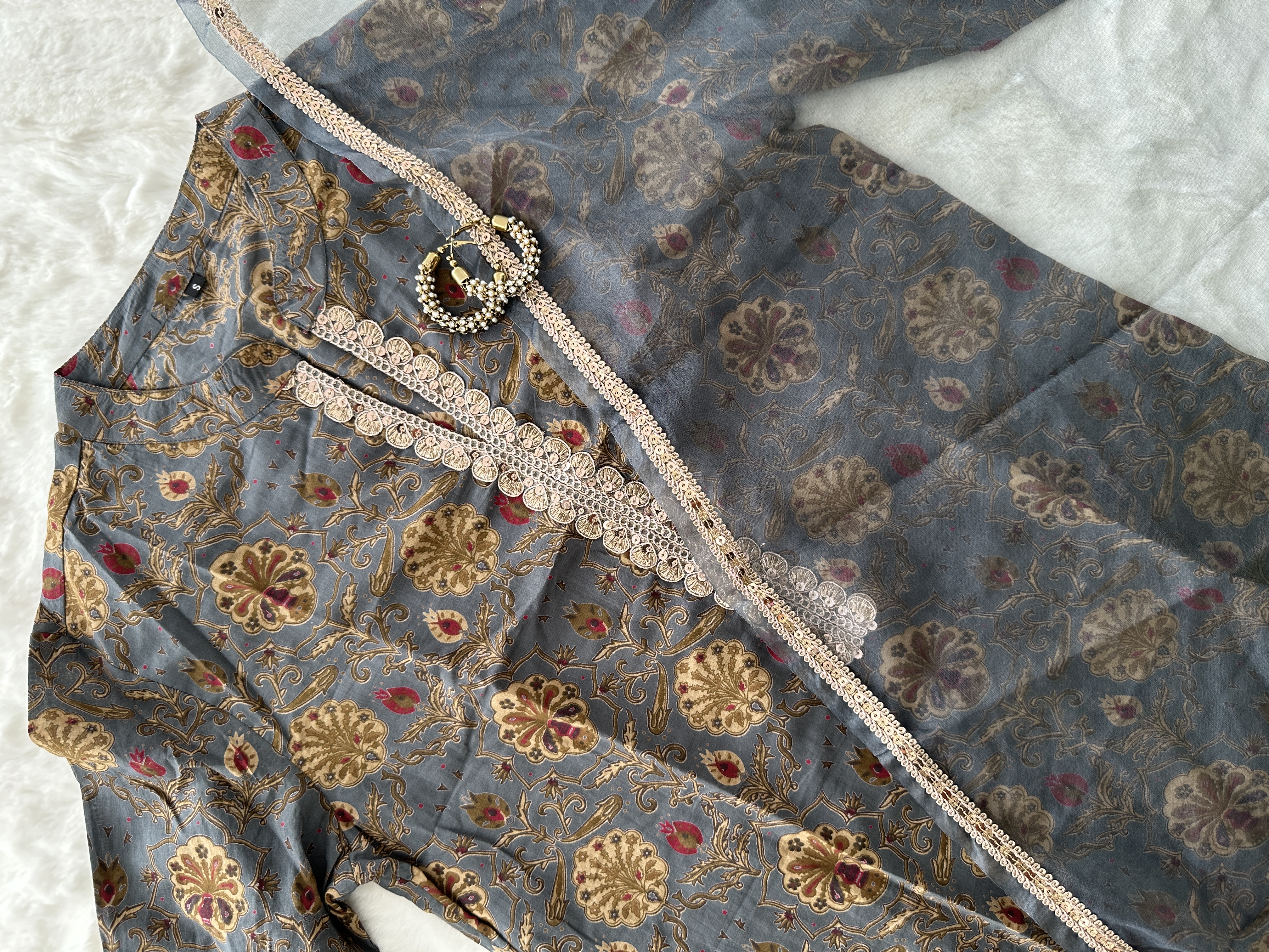 Premium Cotton Sharara Kurta Set
