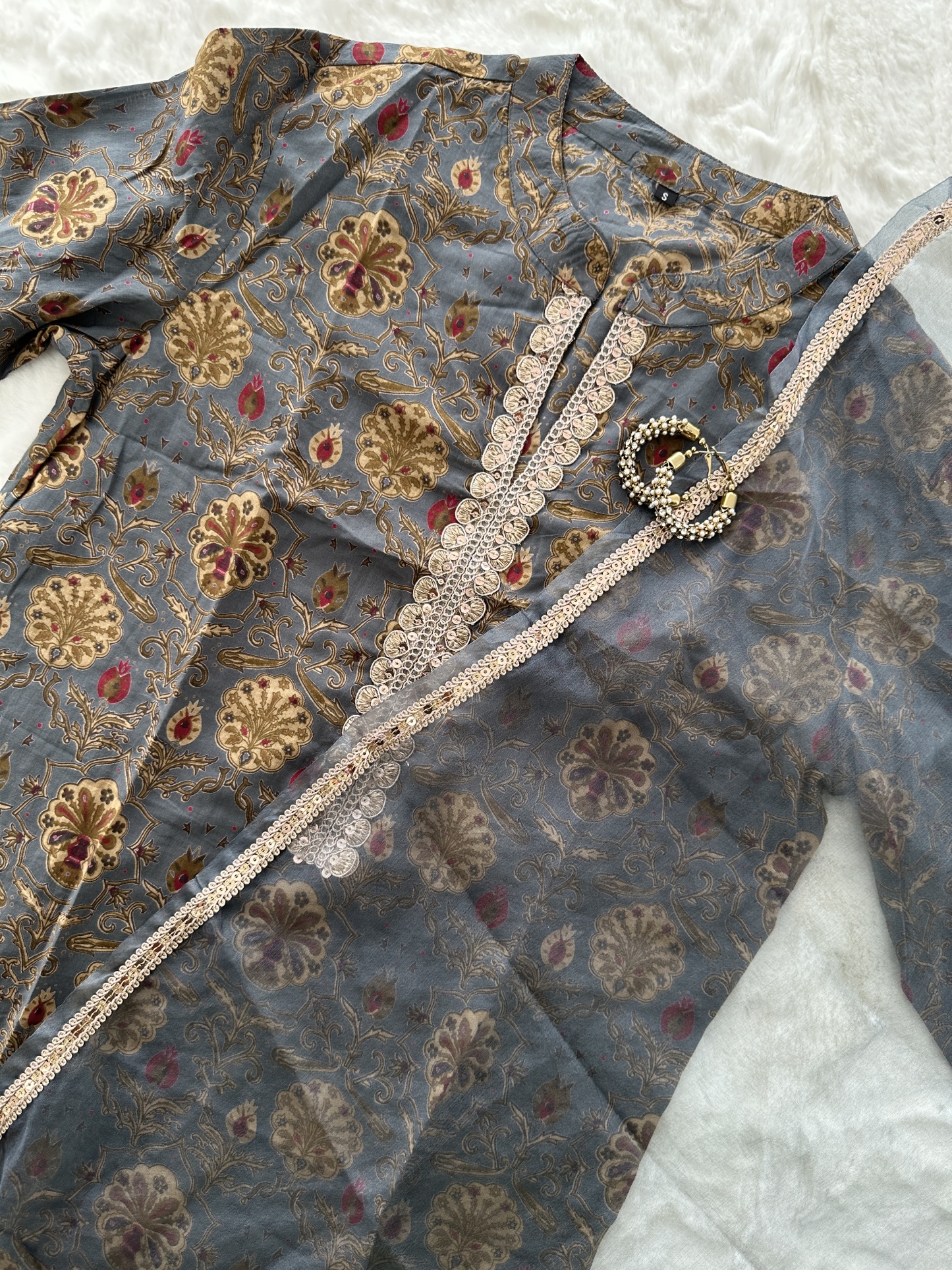 Premium Cotton Sharara Kurta Set