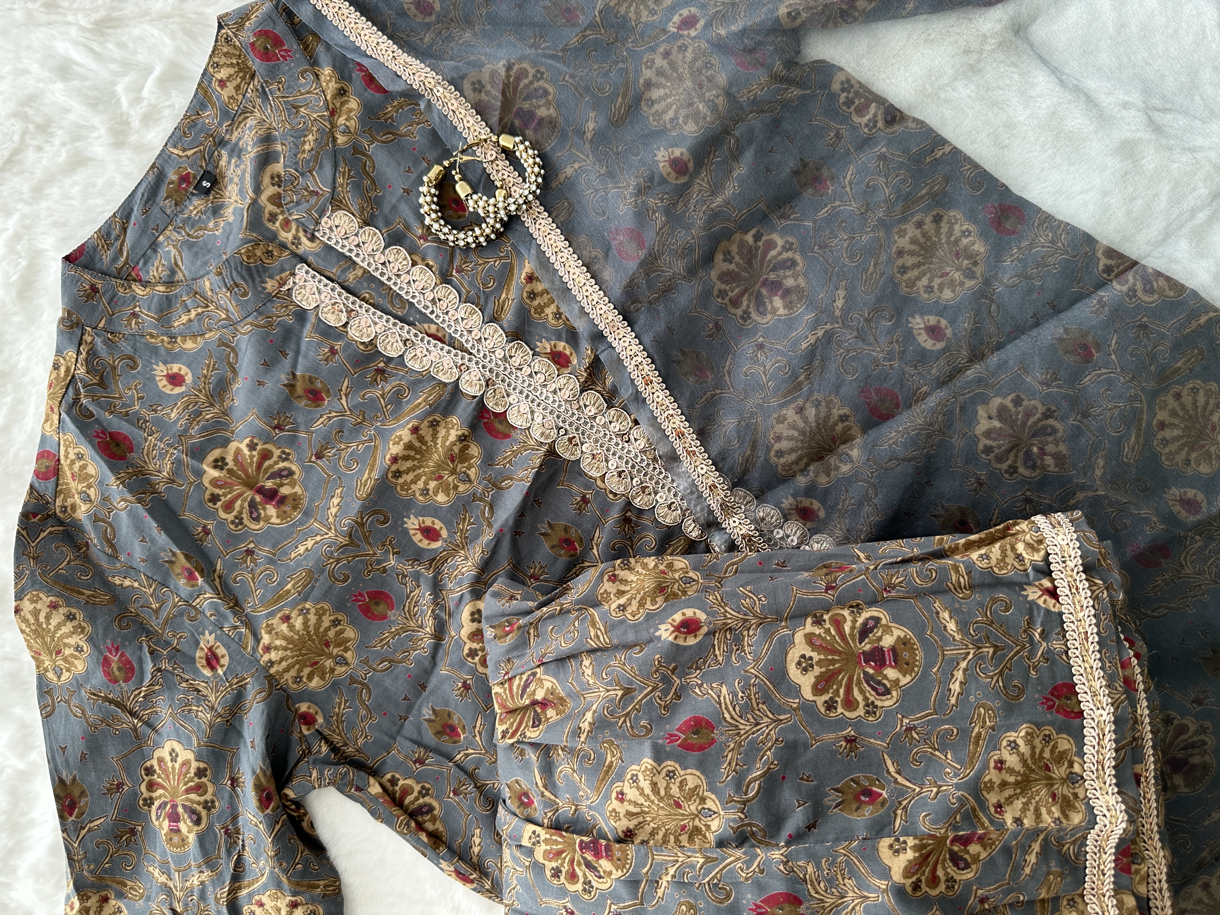 Premium Cotton Sharara Kurta Set