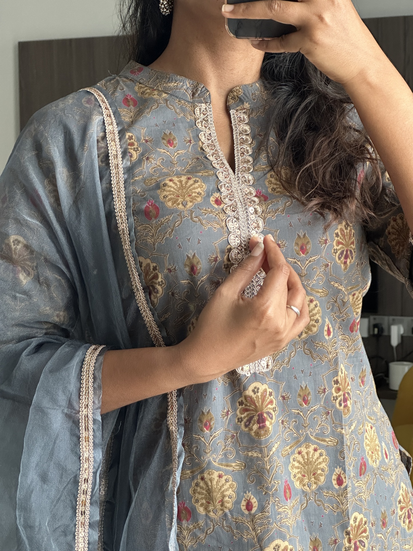 Premium Cotton Sharara Kurta Set