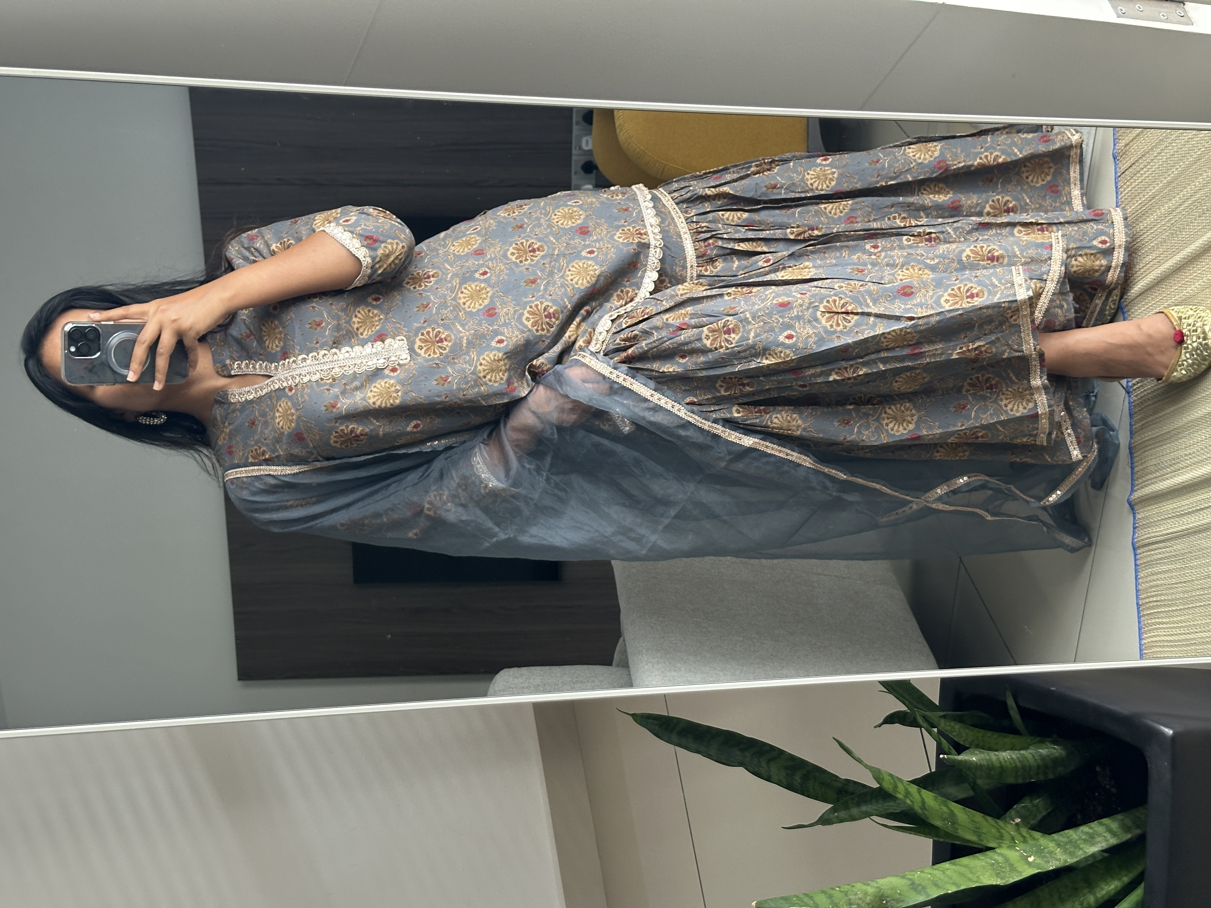 Premium Cotton Sharara Kurta Set