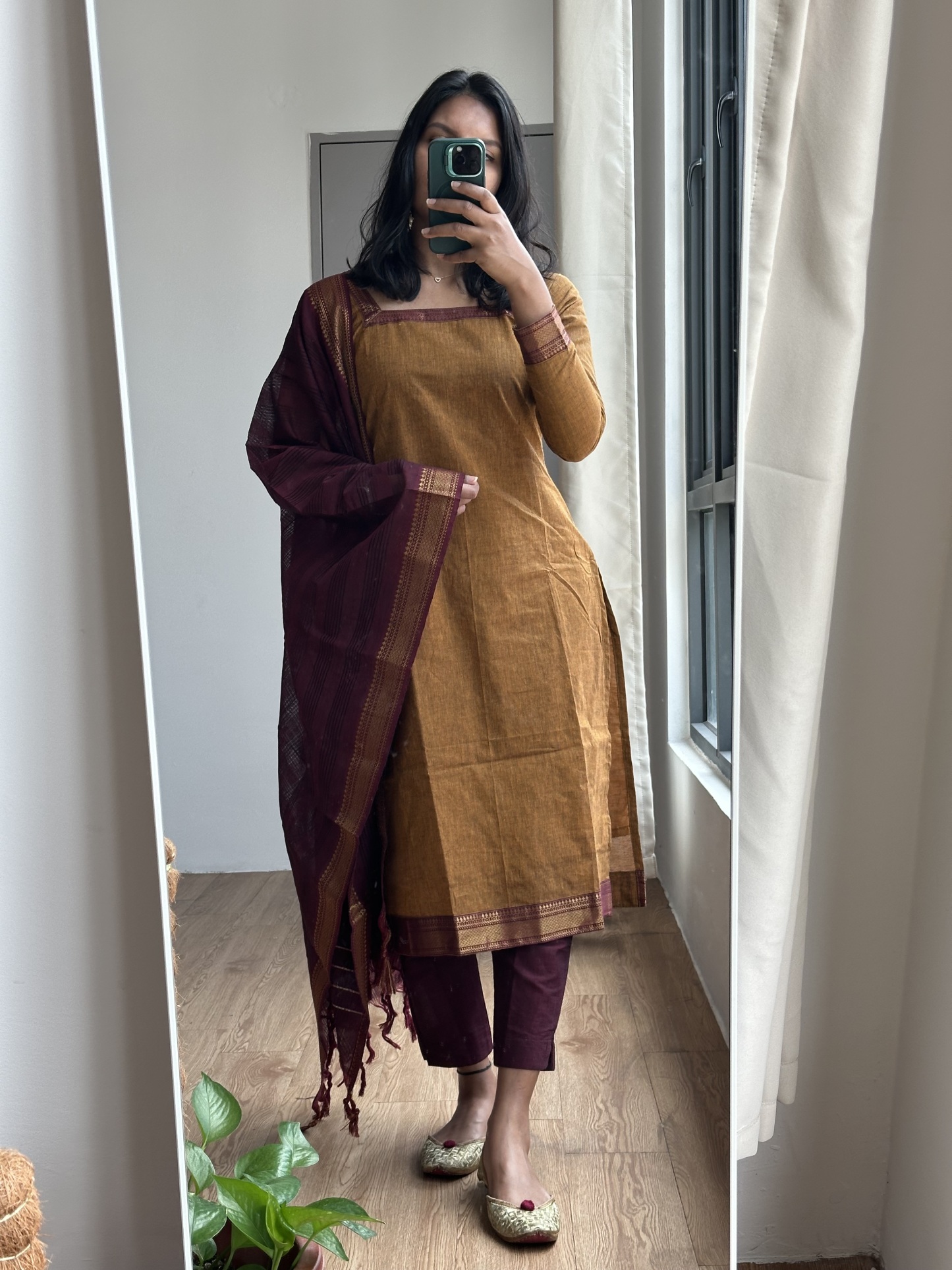 Mangalagiri Cotton Suit