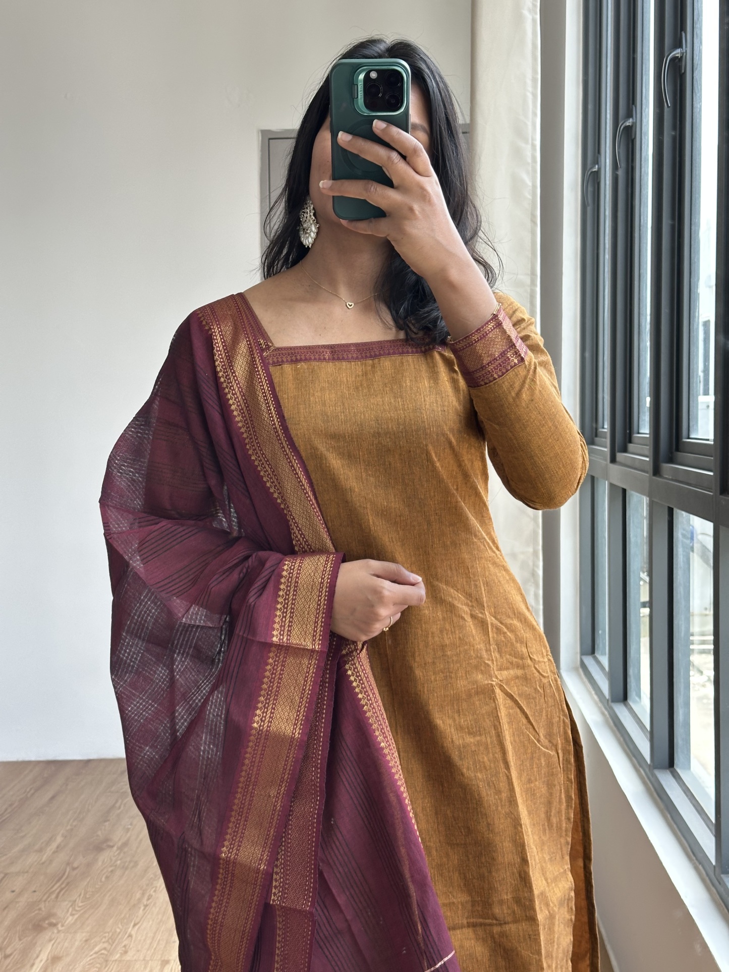 Mangalagiri Cotton Suit