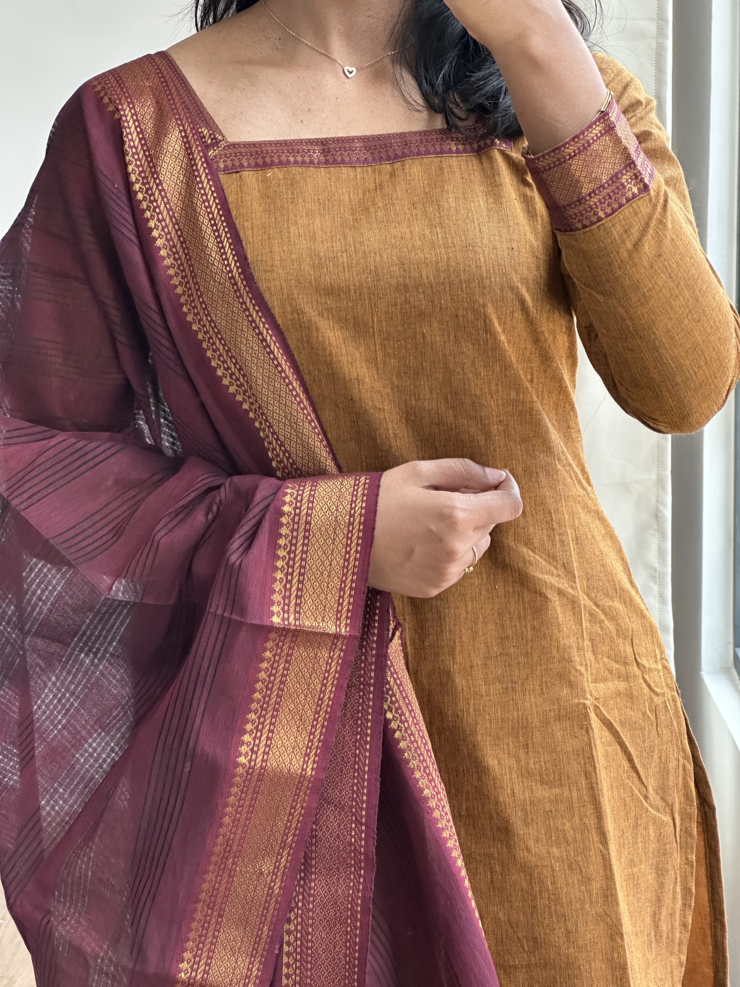 Mangalagiri Cotton Suit