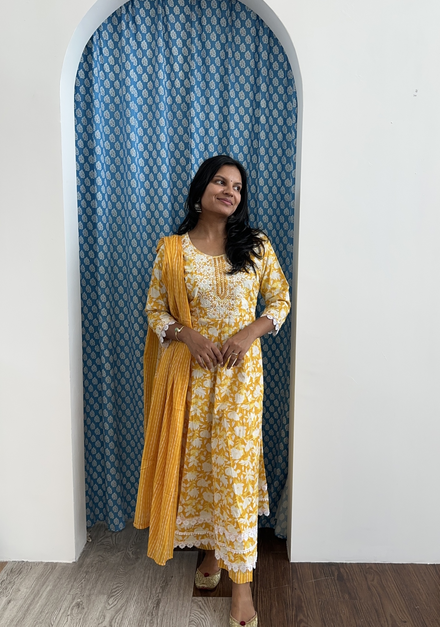 Cotton Anarkali Suit