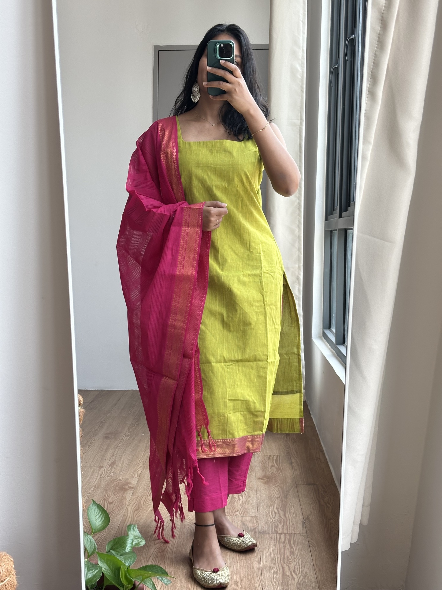 Mangalagiri Cotton Suit