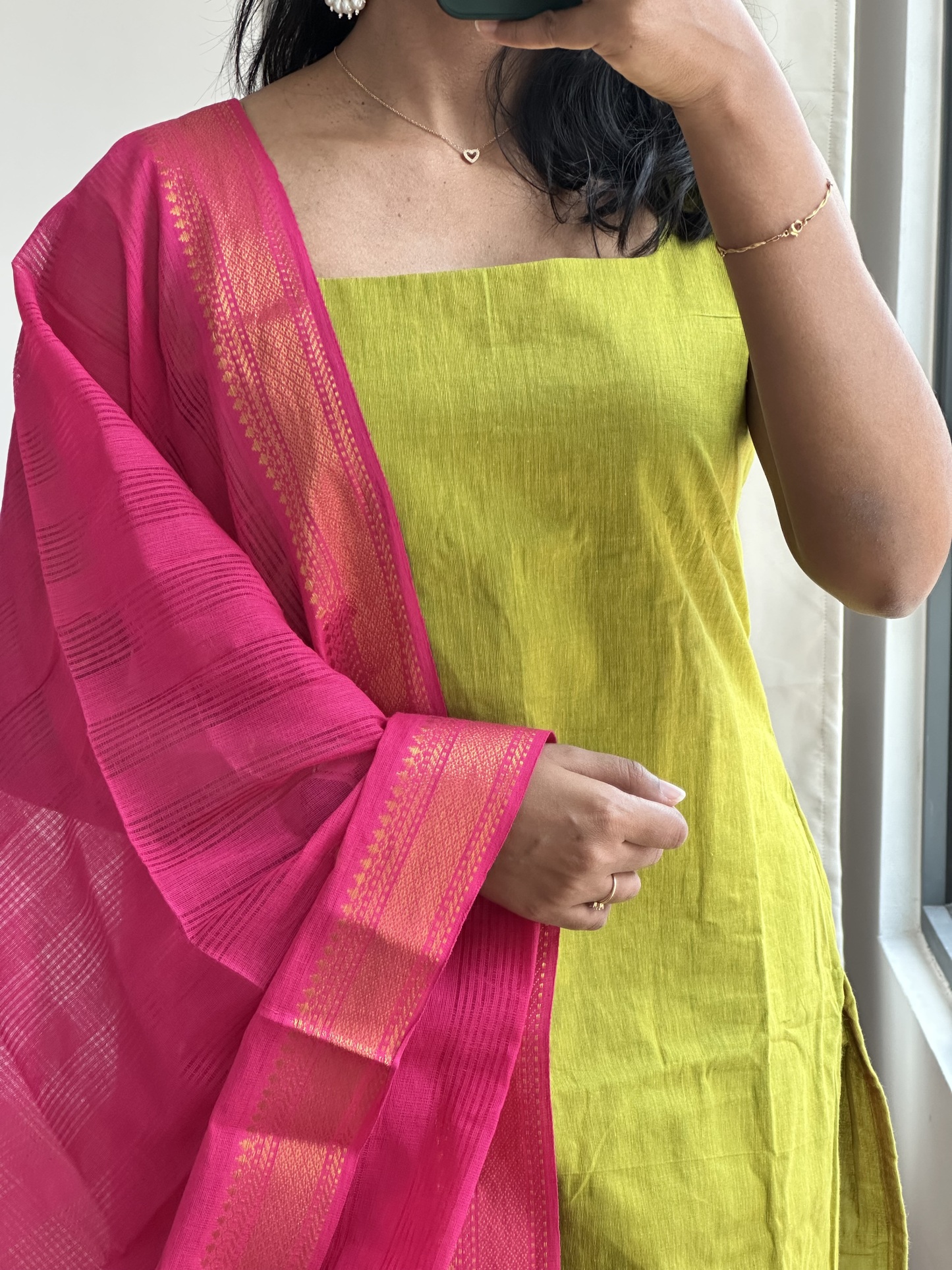 Mangalagiri Cotton Suit