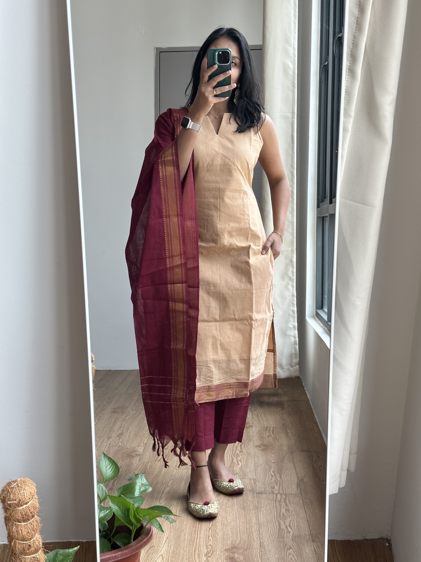 Mangalagiri Cotton Suit