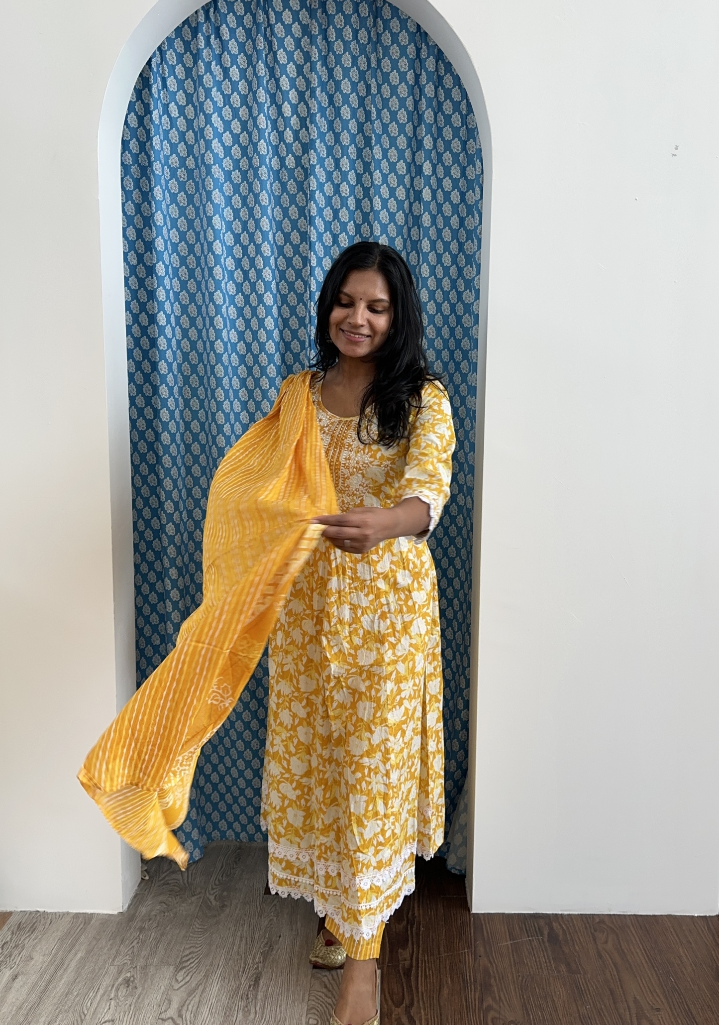 Cotton Anarkali Suit