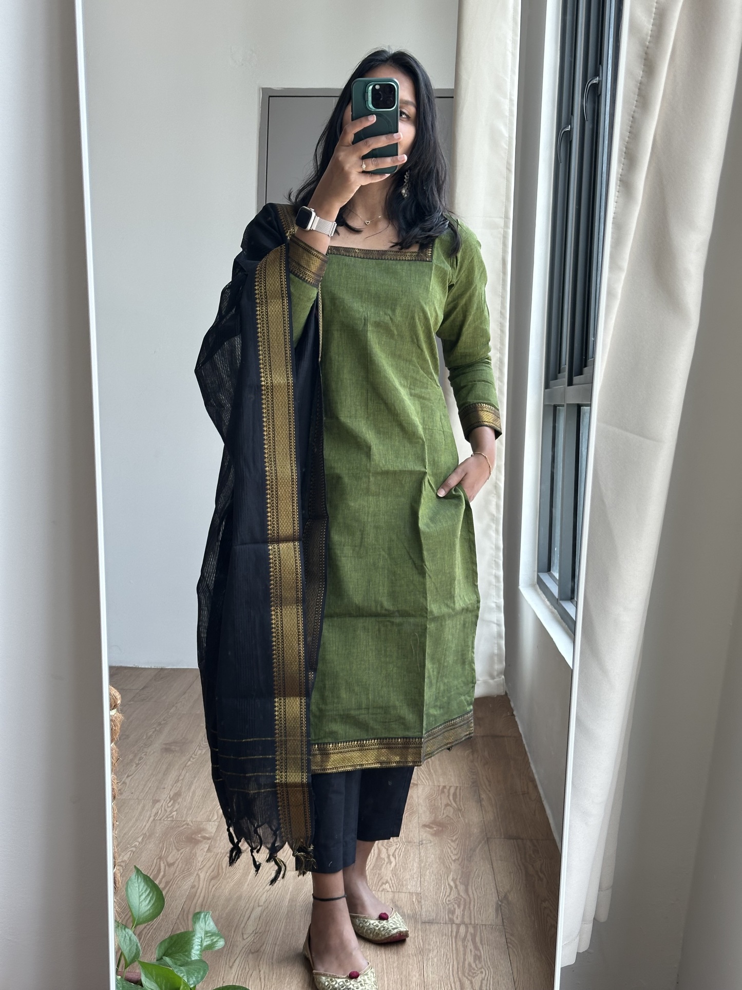 Mangalagiri Cotton Suit