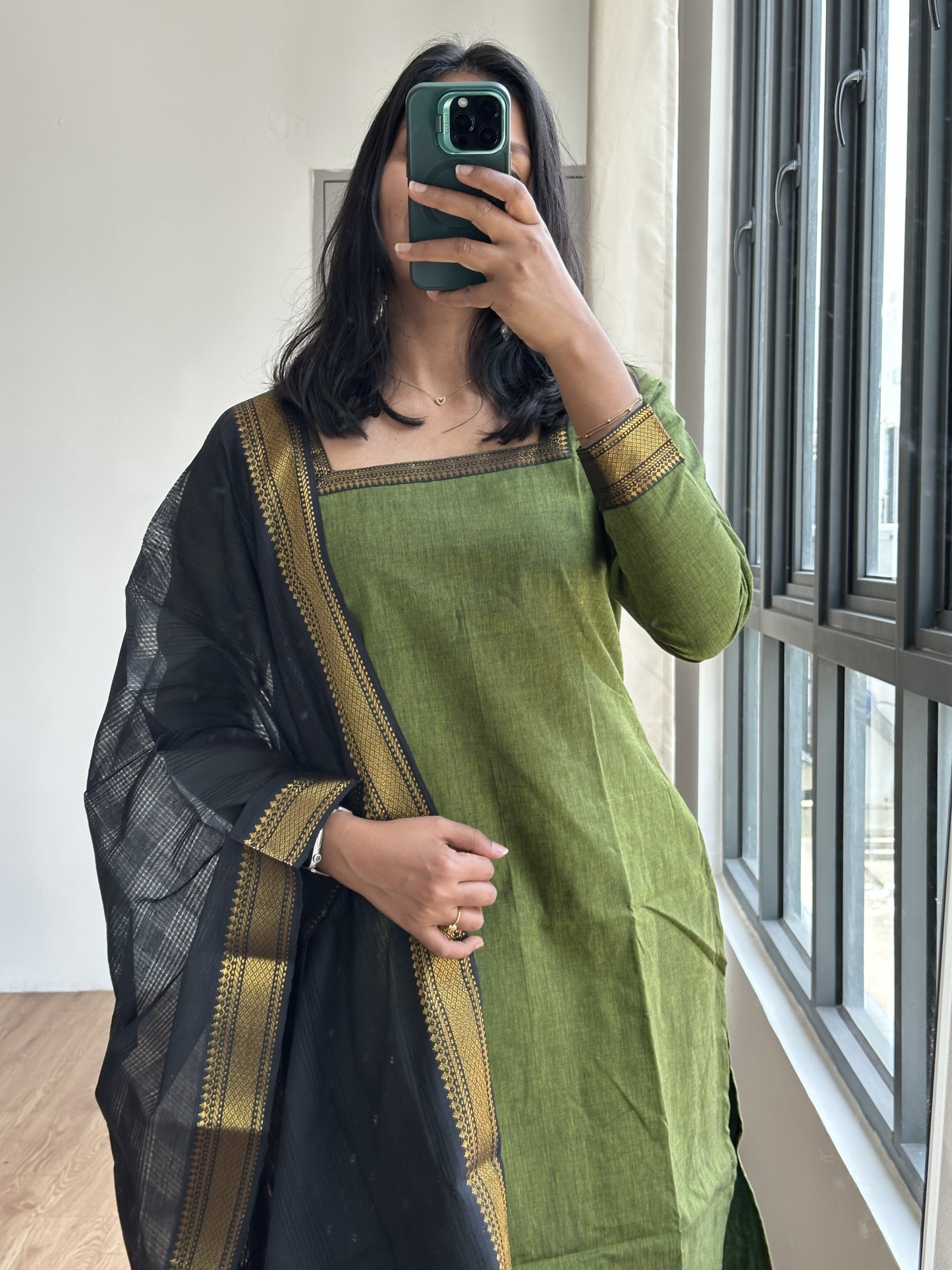 Mangalagiri Cotton Suit