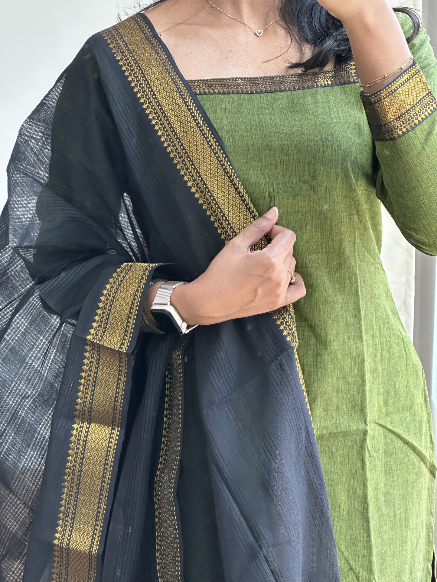 Mangalagiri Cotton Suit