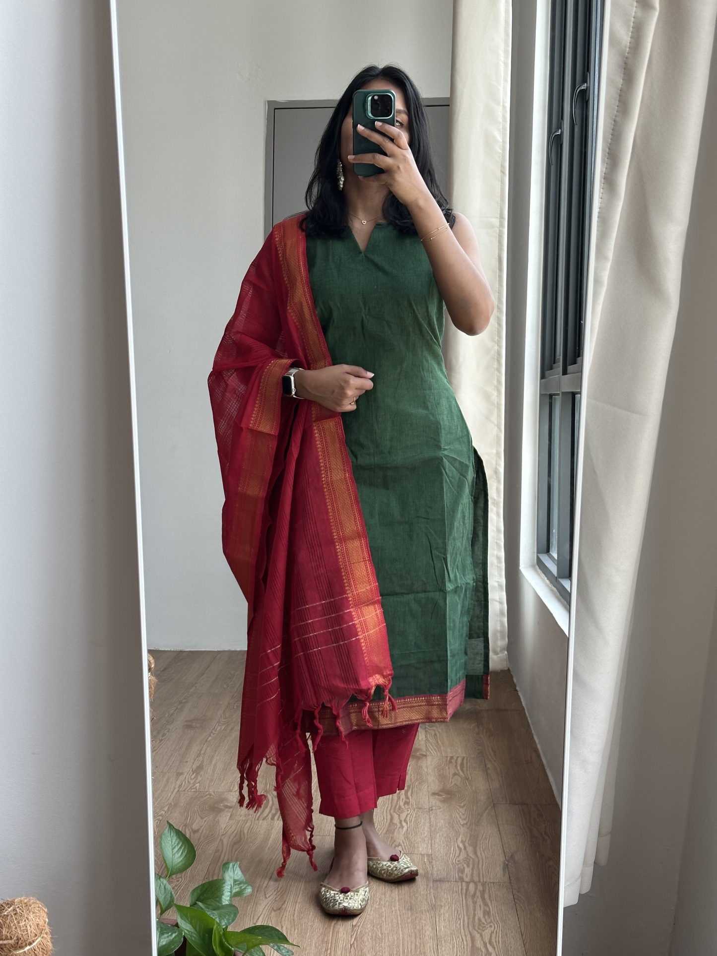 Mangalagiri Cotton Suit