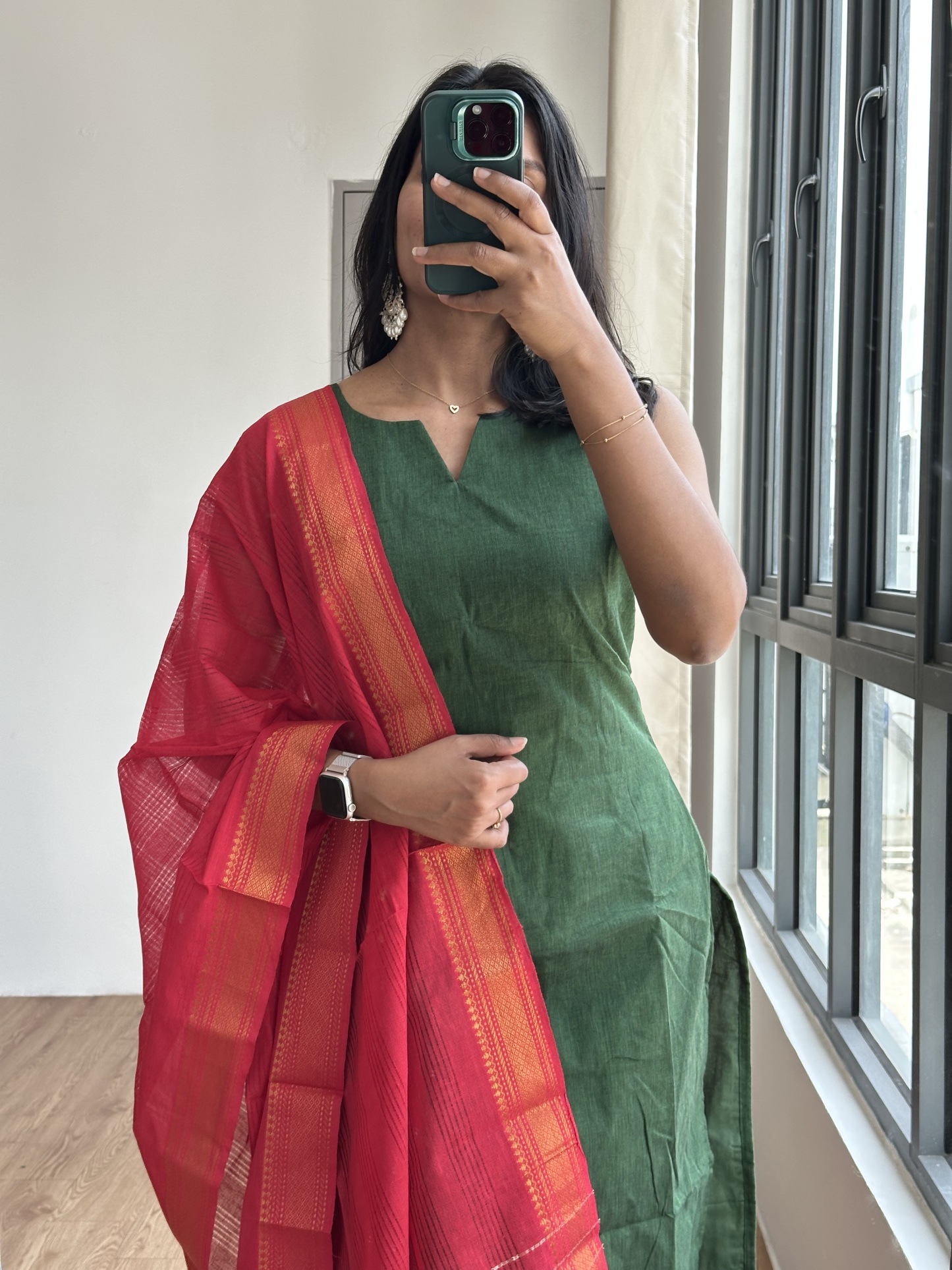 Mangalagiri Cotton Suit