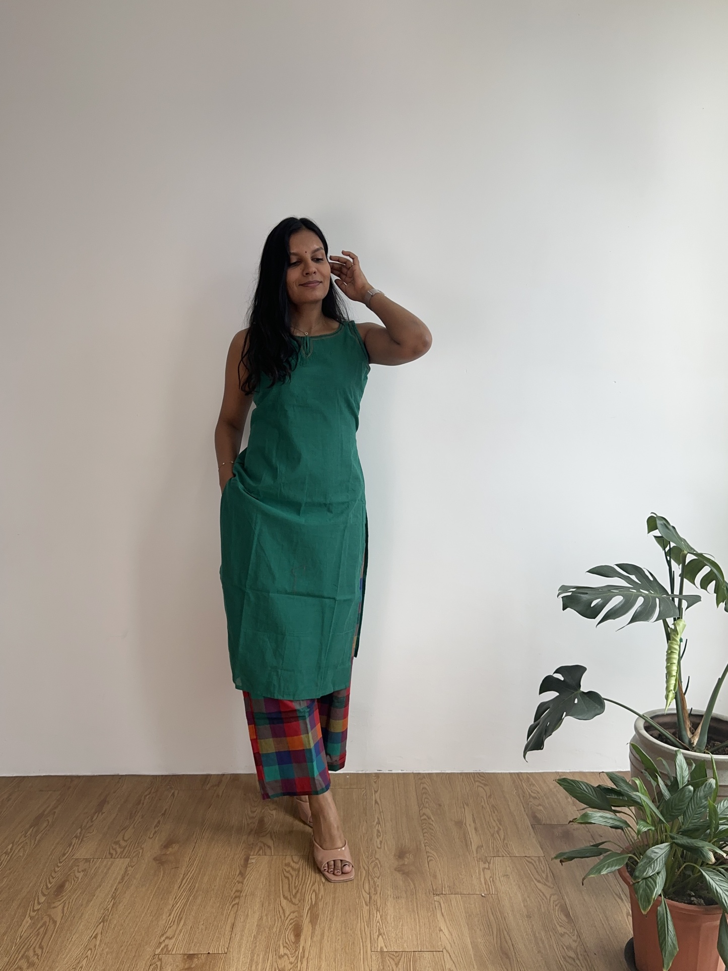 Madras Check Coord Set