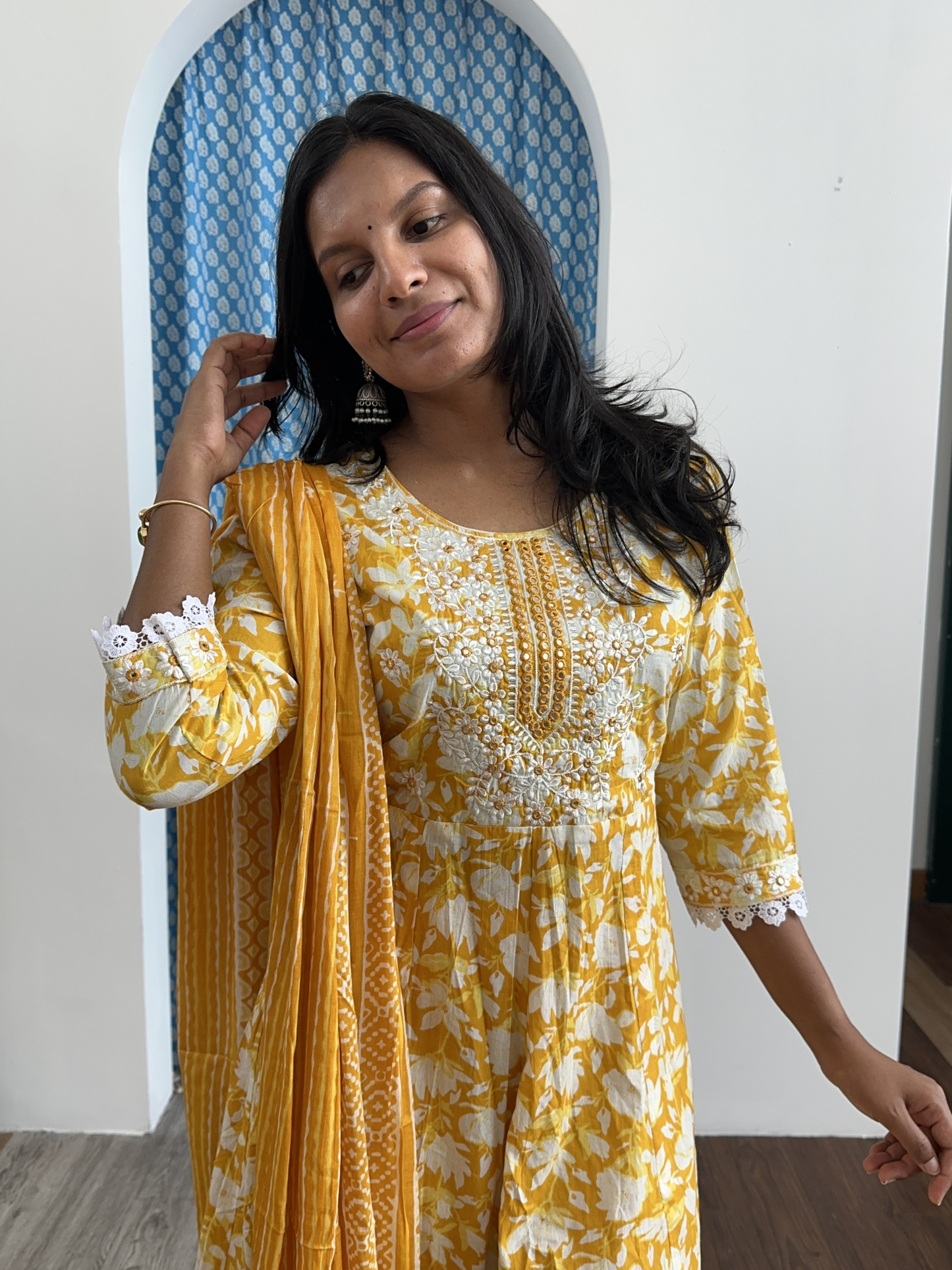 Cotton Anarkali Suit