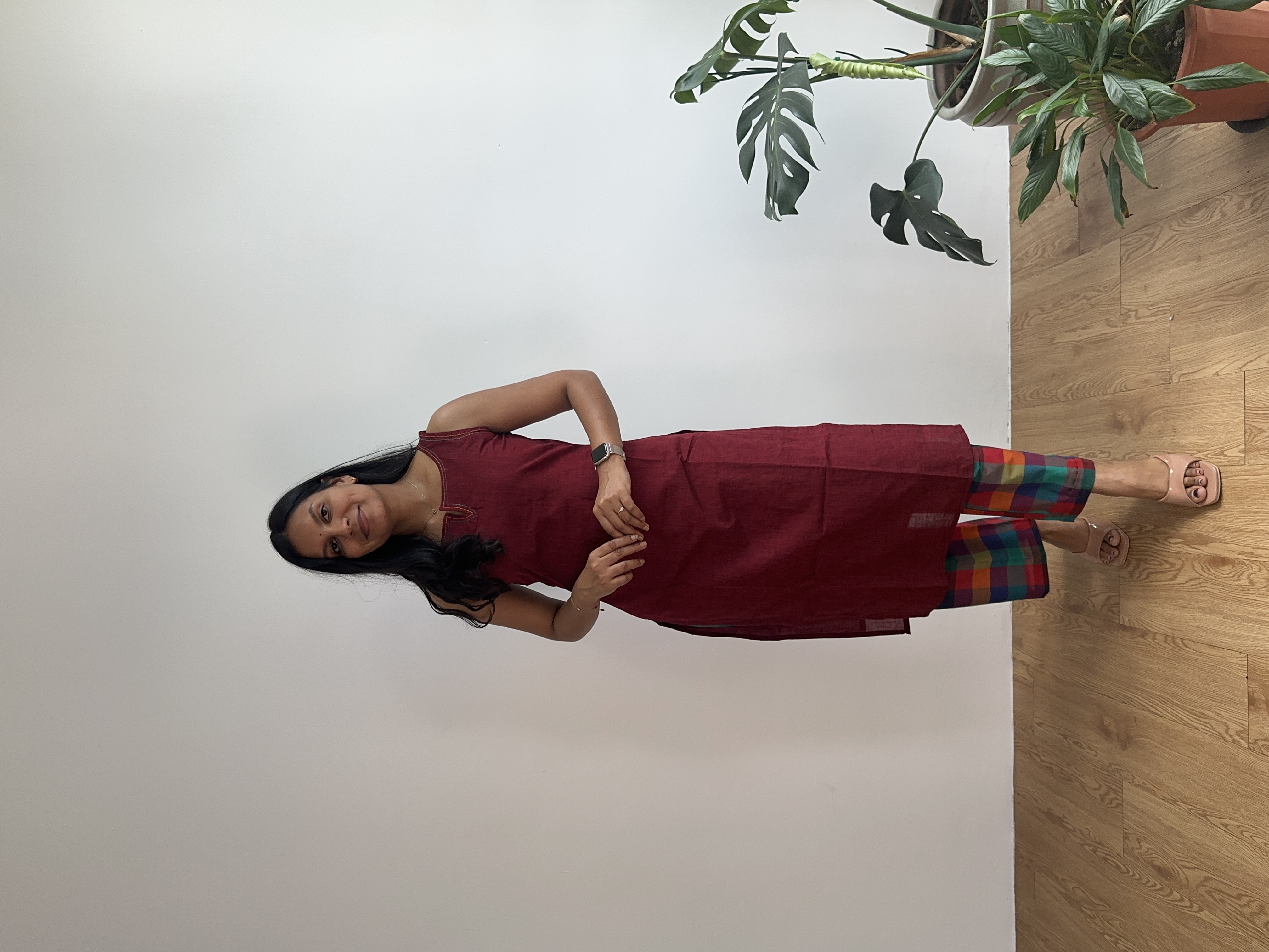 Madras Check Coord Set