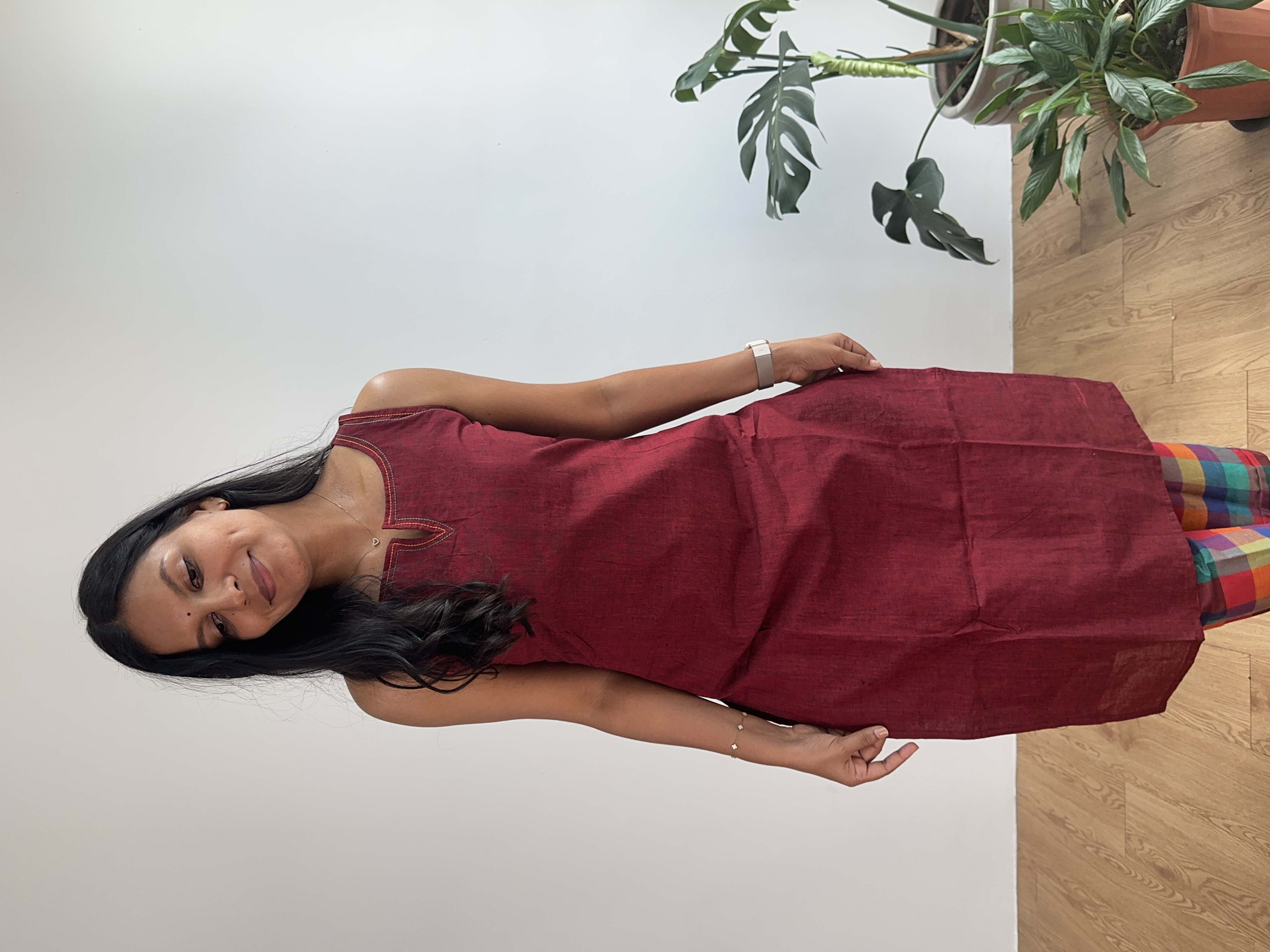 Madras Check Coord Set