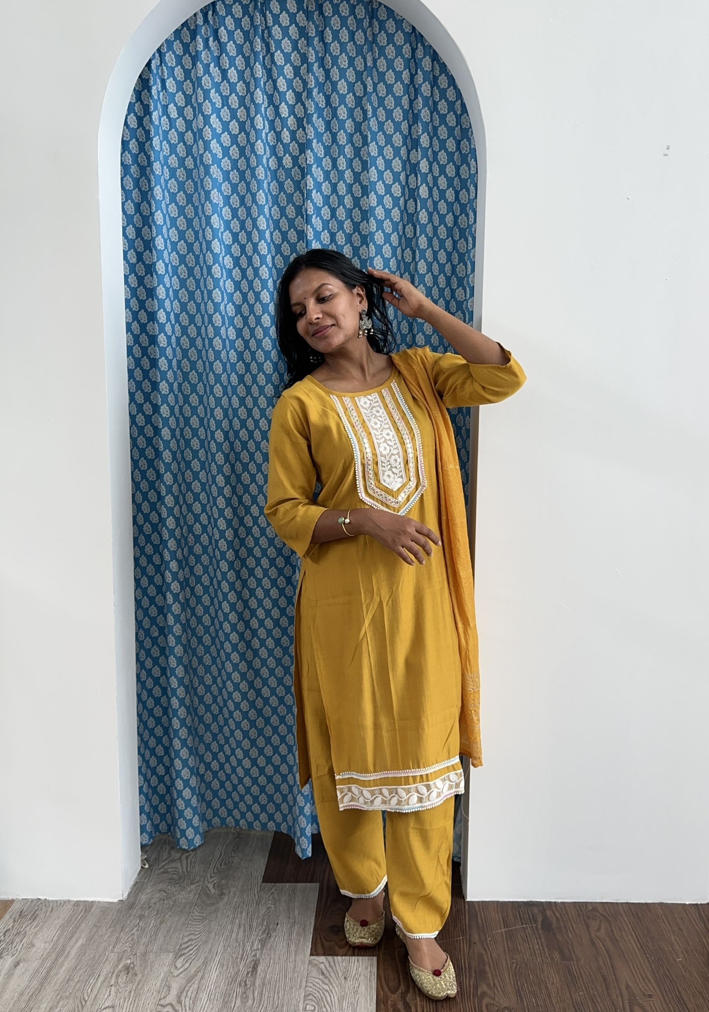 Poly Silk Kurta Set