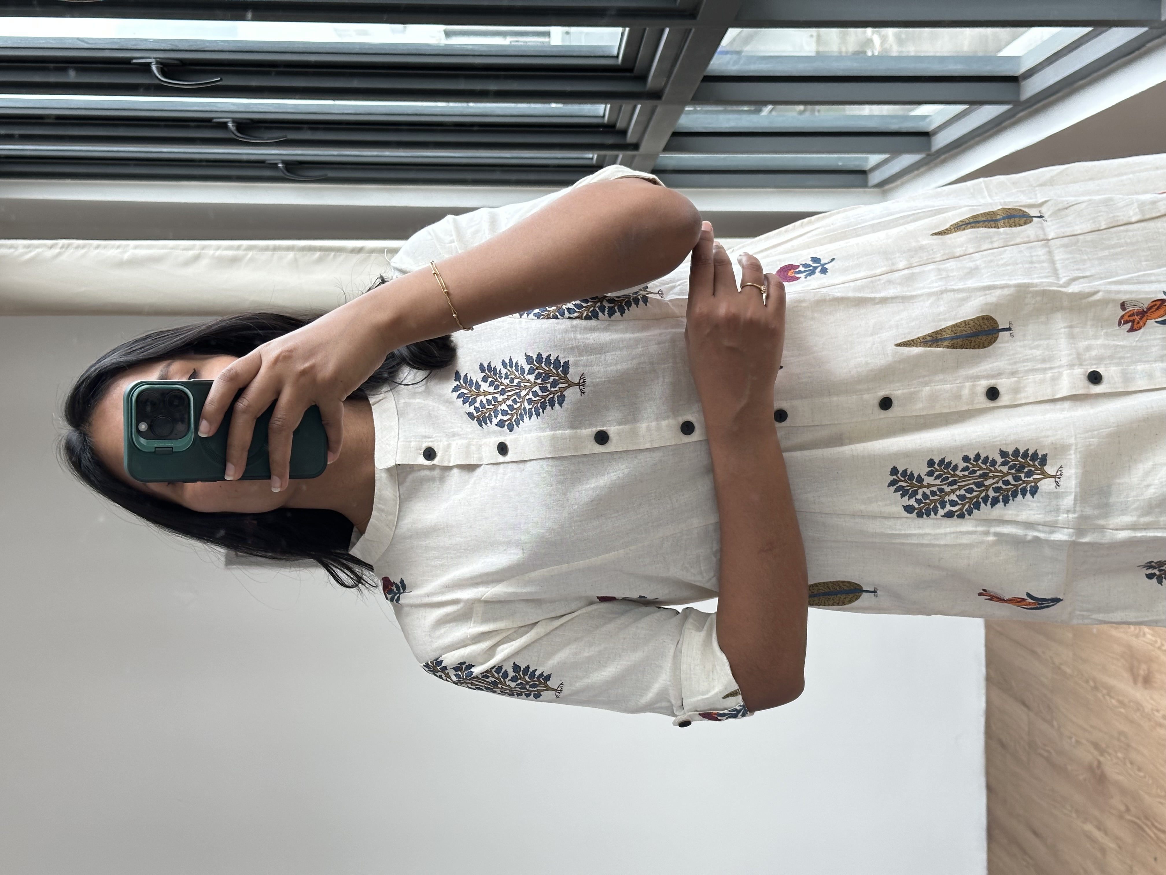 Flex Cotton A Line Coord Set