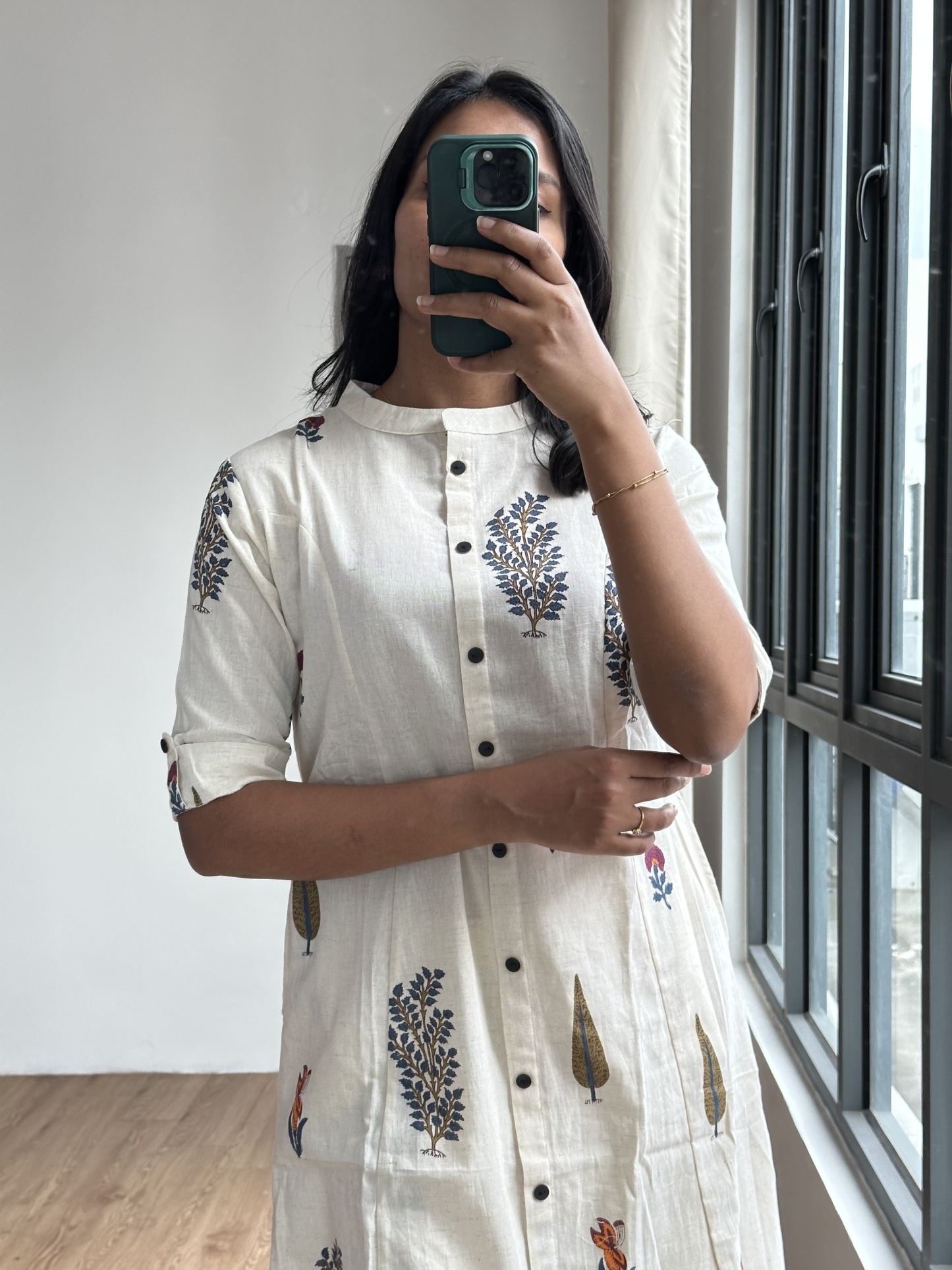 Flex Cotton A Line Coord Set