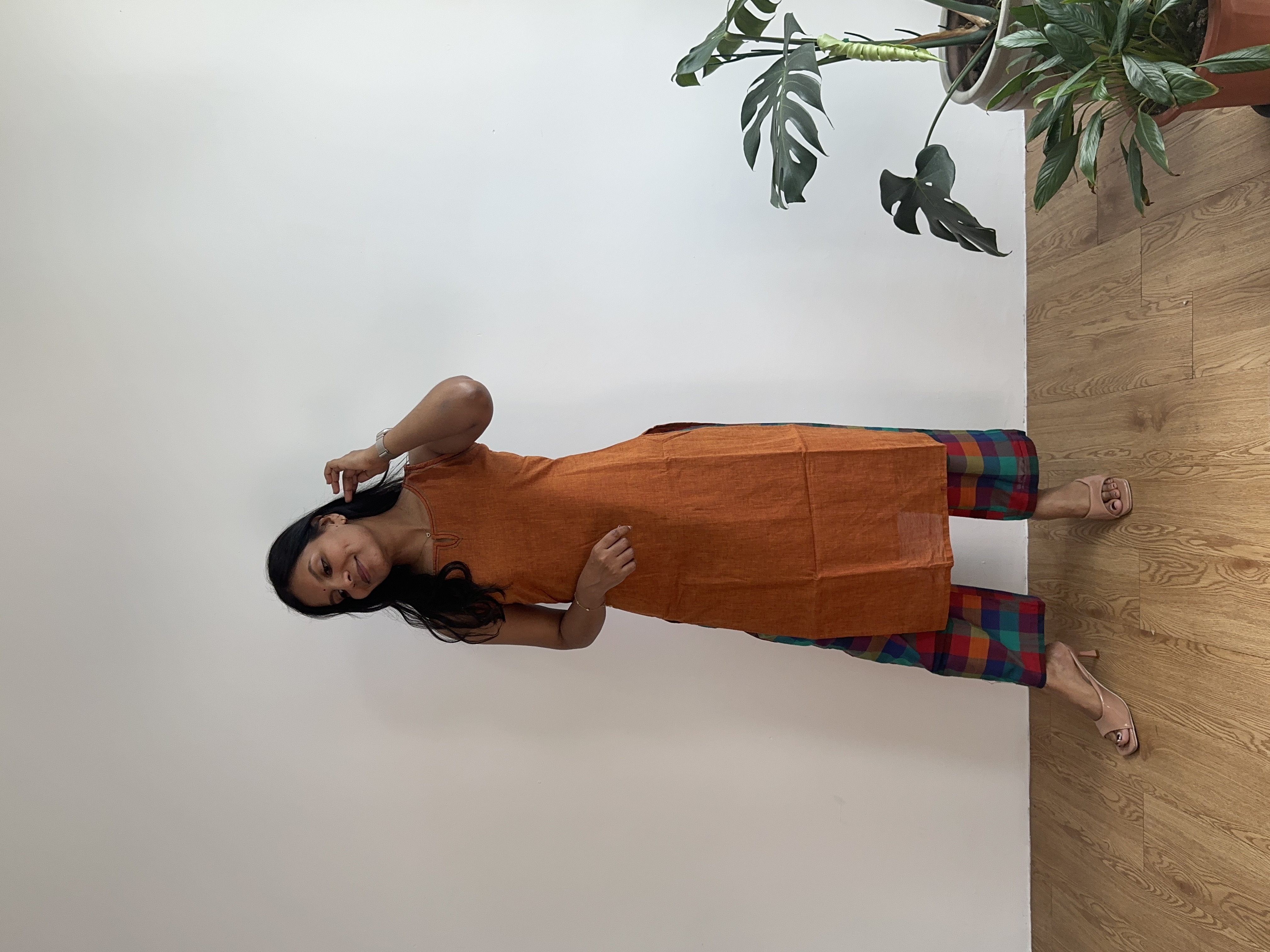 Madras Check Coord Set