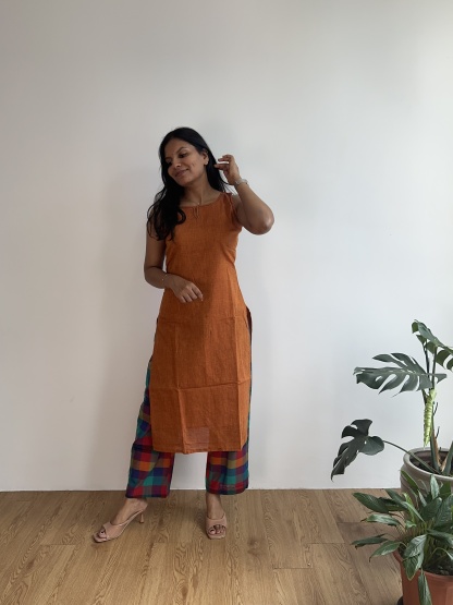 Madras Check Coord Set