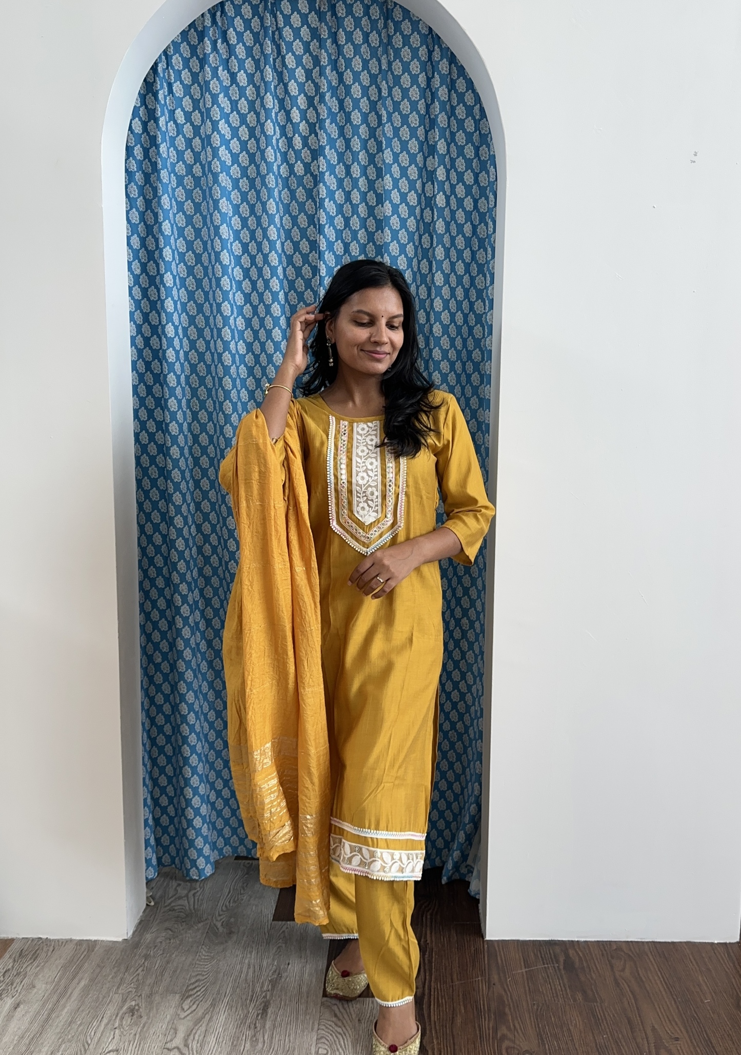 Poly Silk Kurta Set