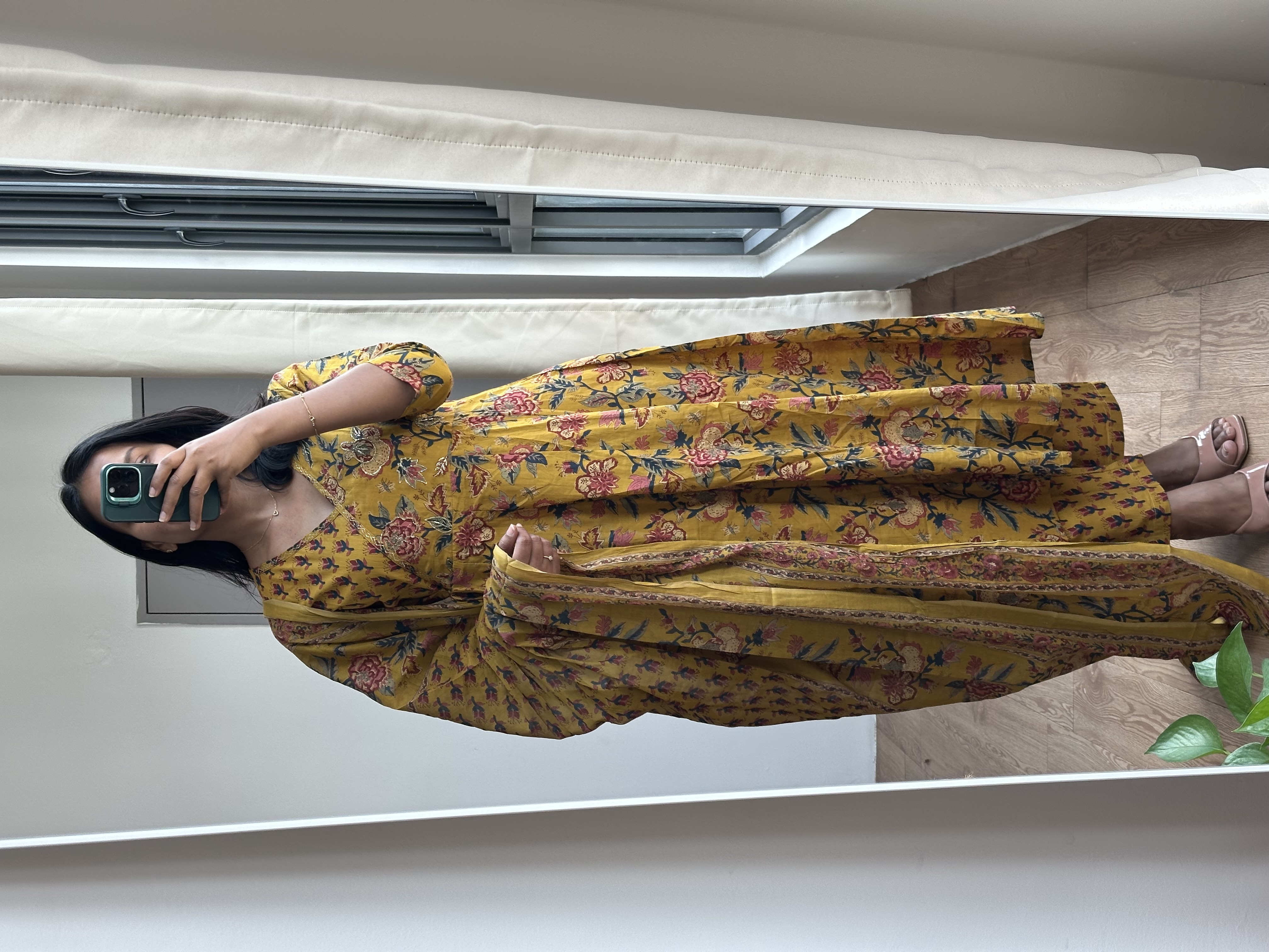 Cotton Anarkali Kurta Set