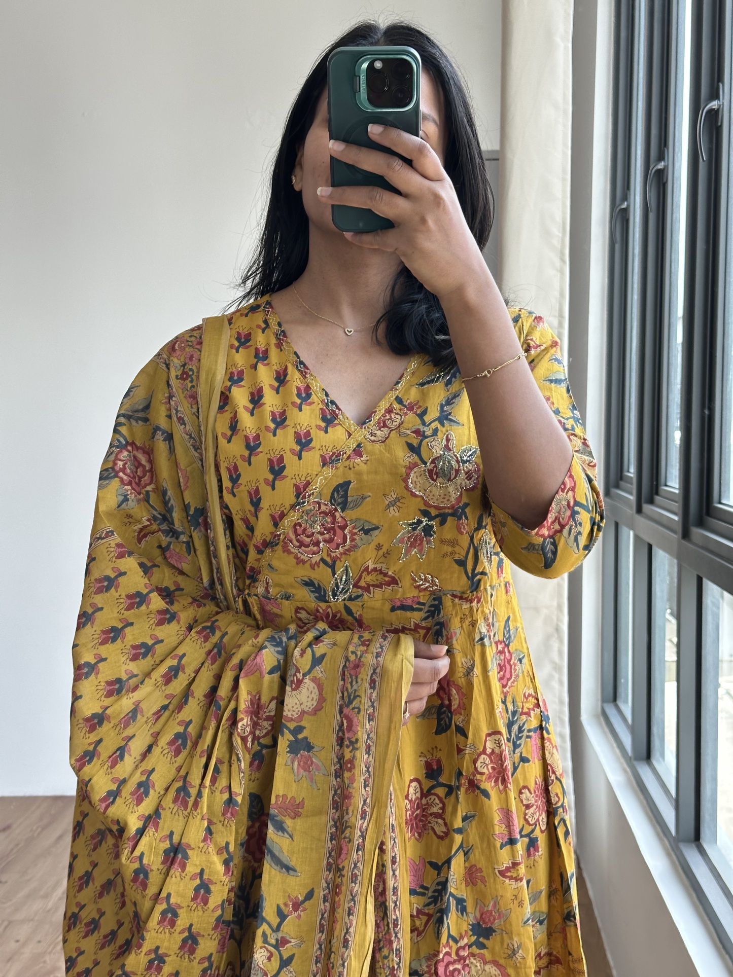 Cotton Anarkali Kurta Set