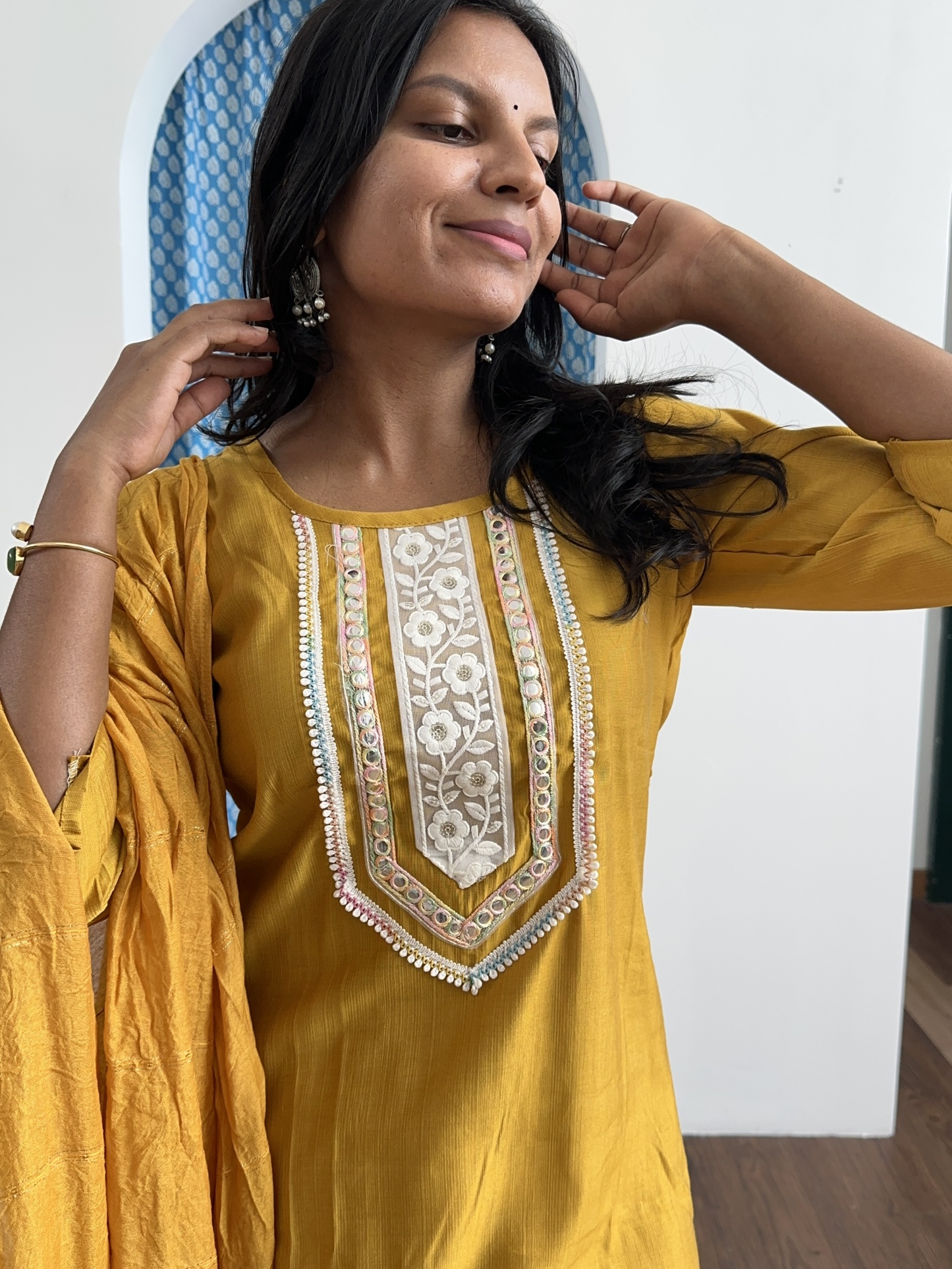 Poly Silk Kurta Set