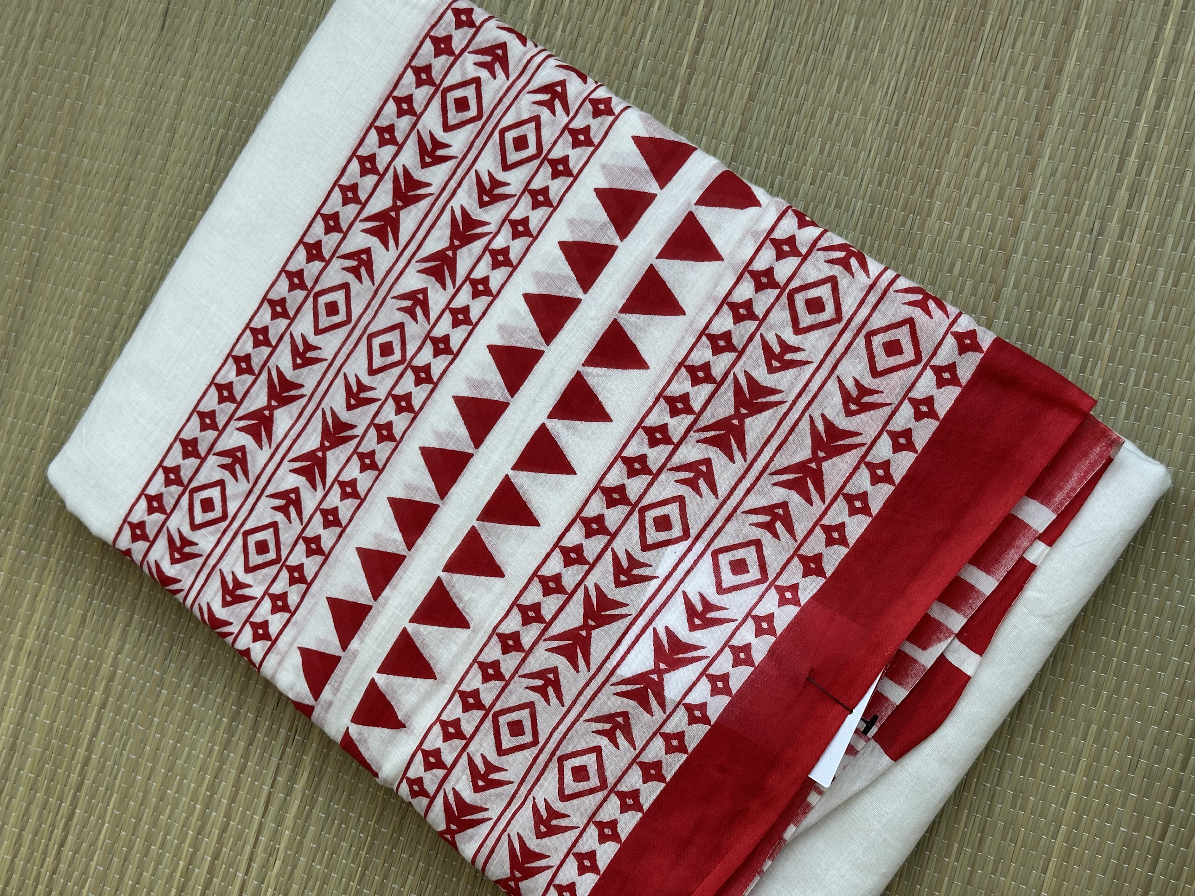 Cotton Handblock Saree (3)