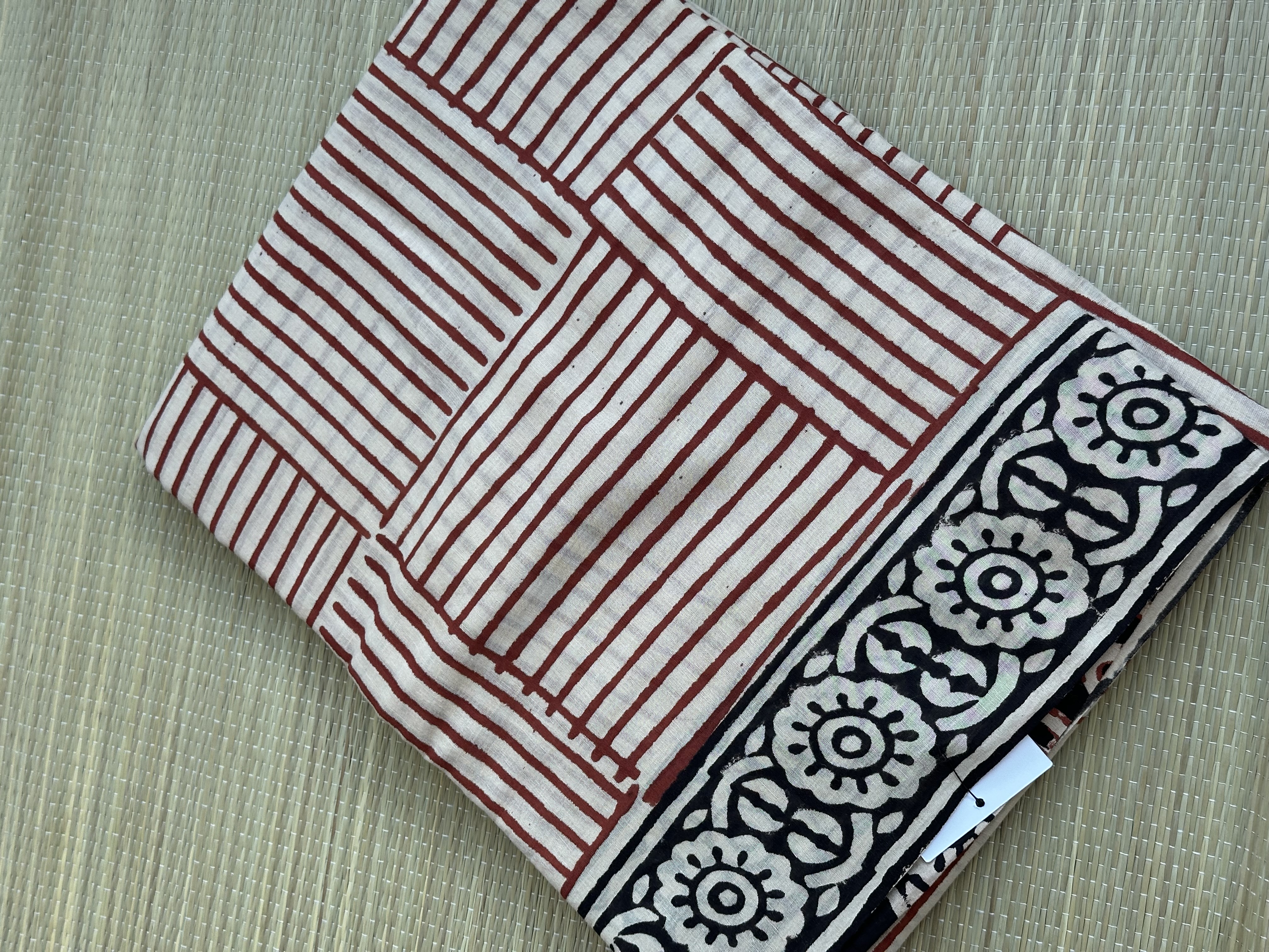 Cotton Handblock Saree (4)