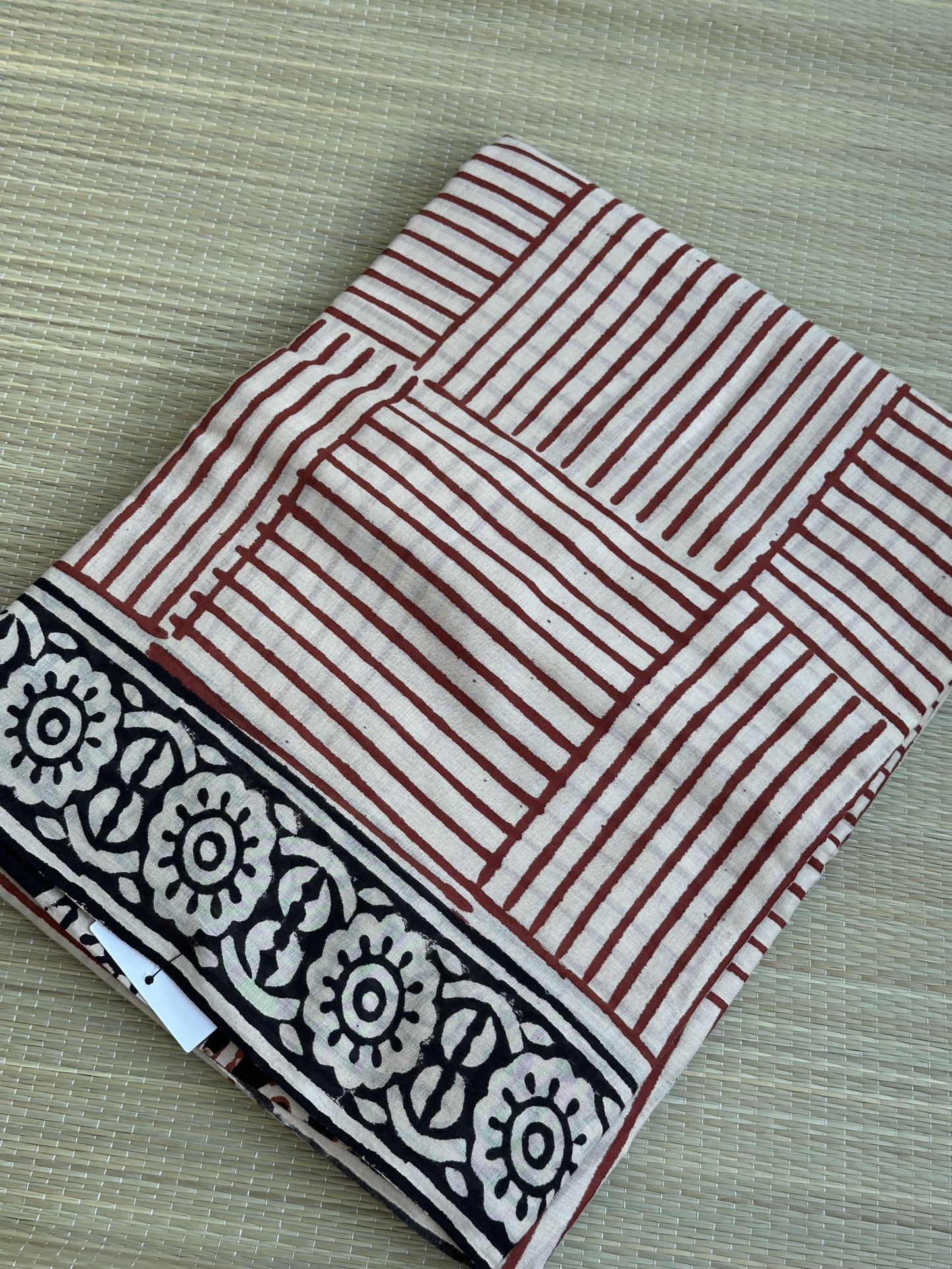 Cotton Handblock Saree (4)