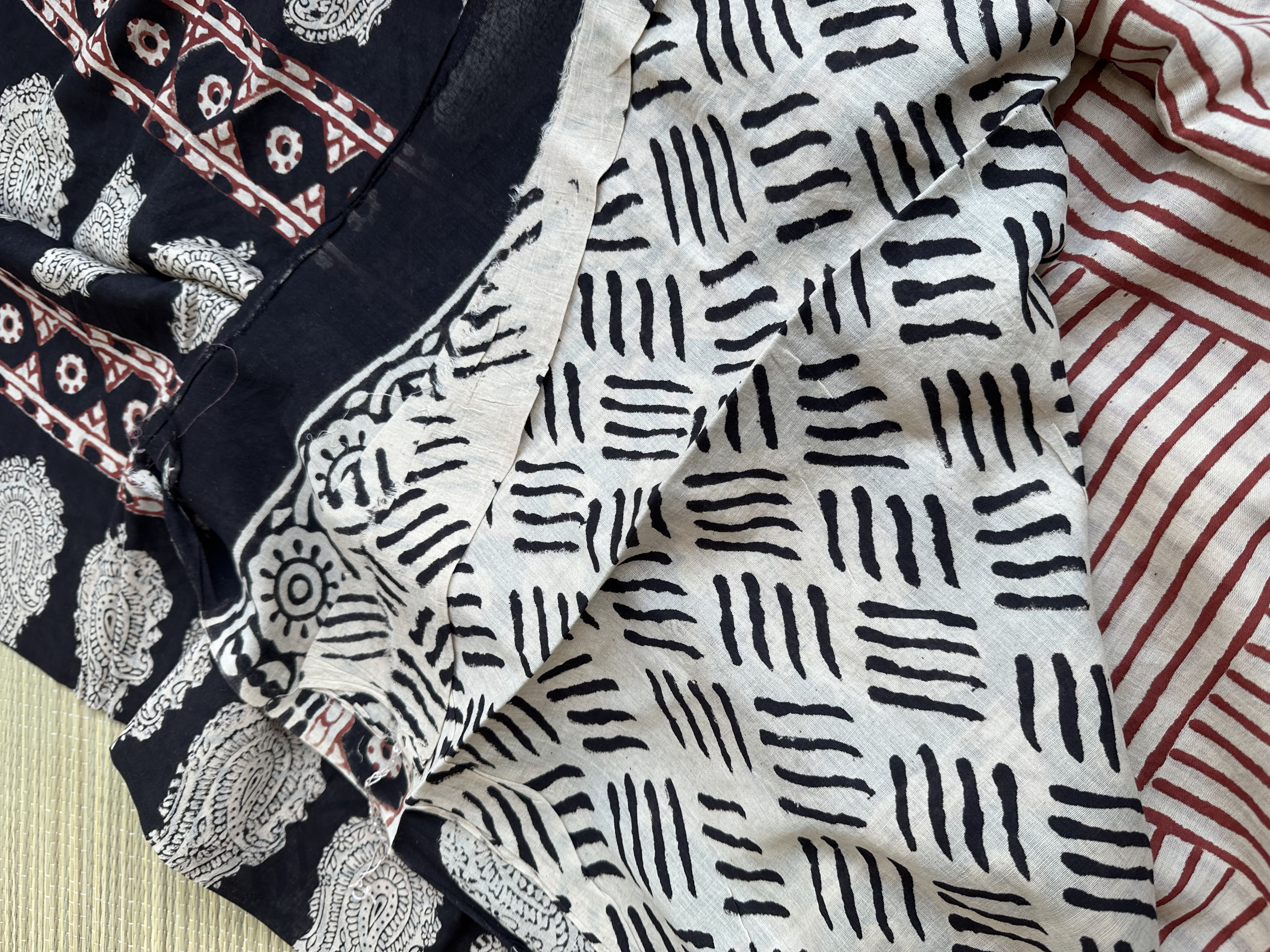 Cotton Handblock Saree (4)