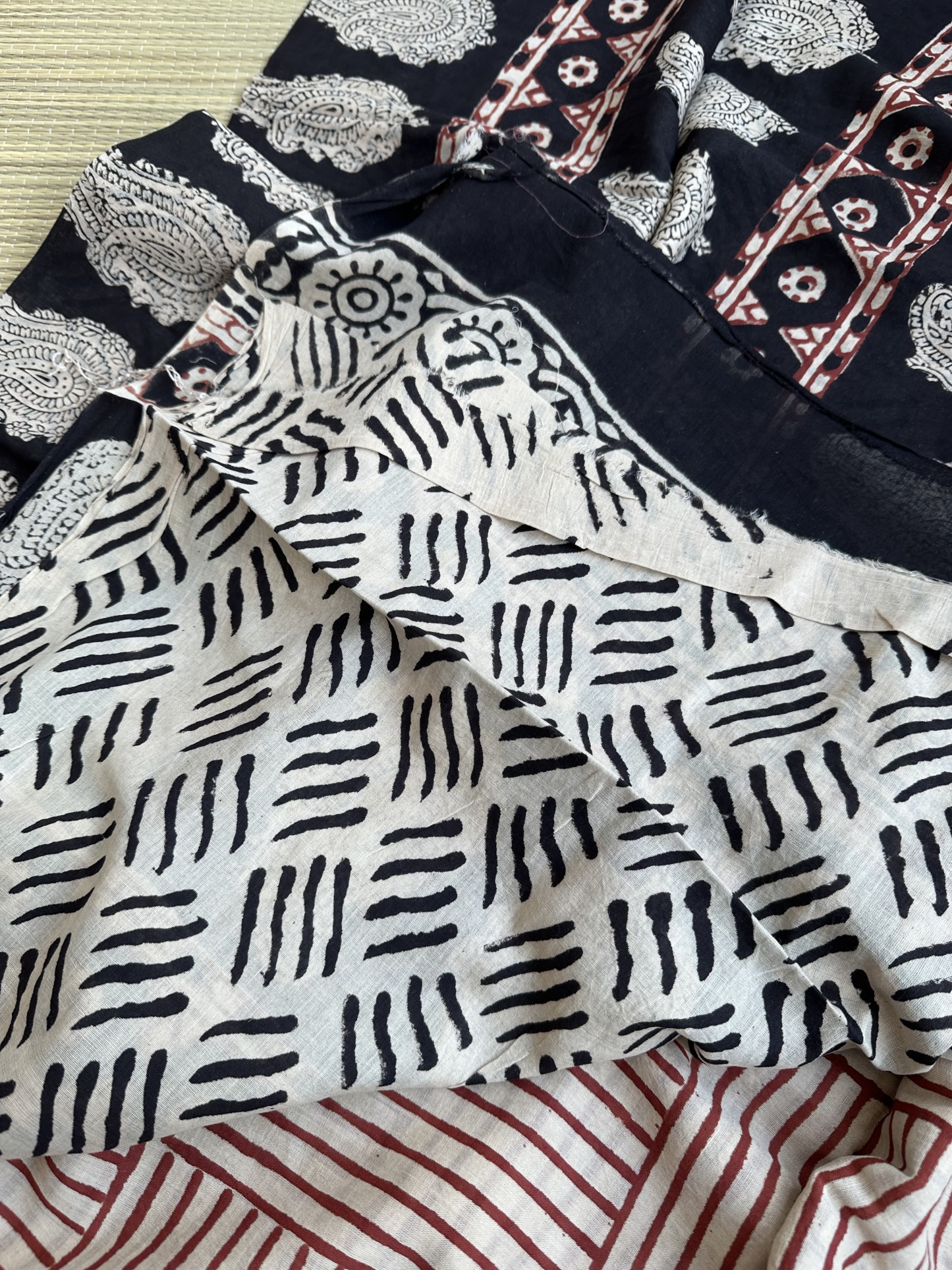 Cotton Handblock Saree (4)