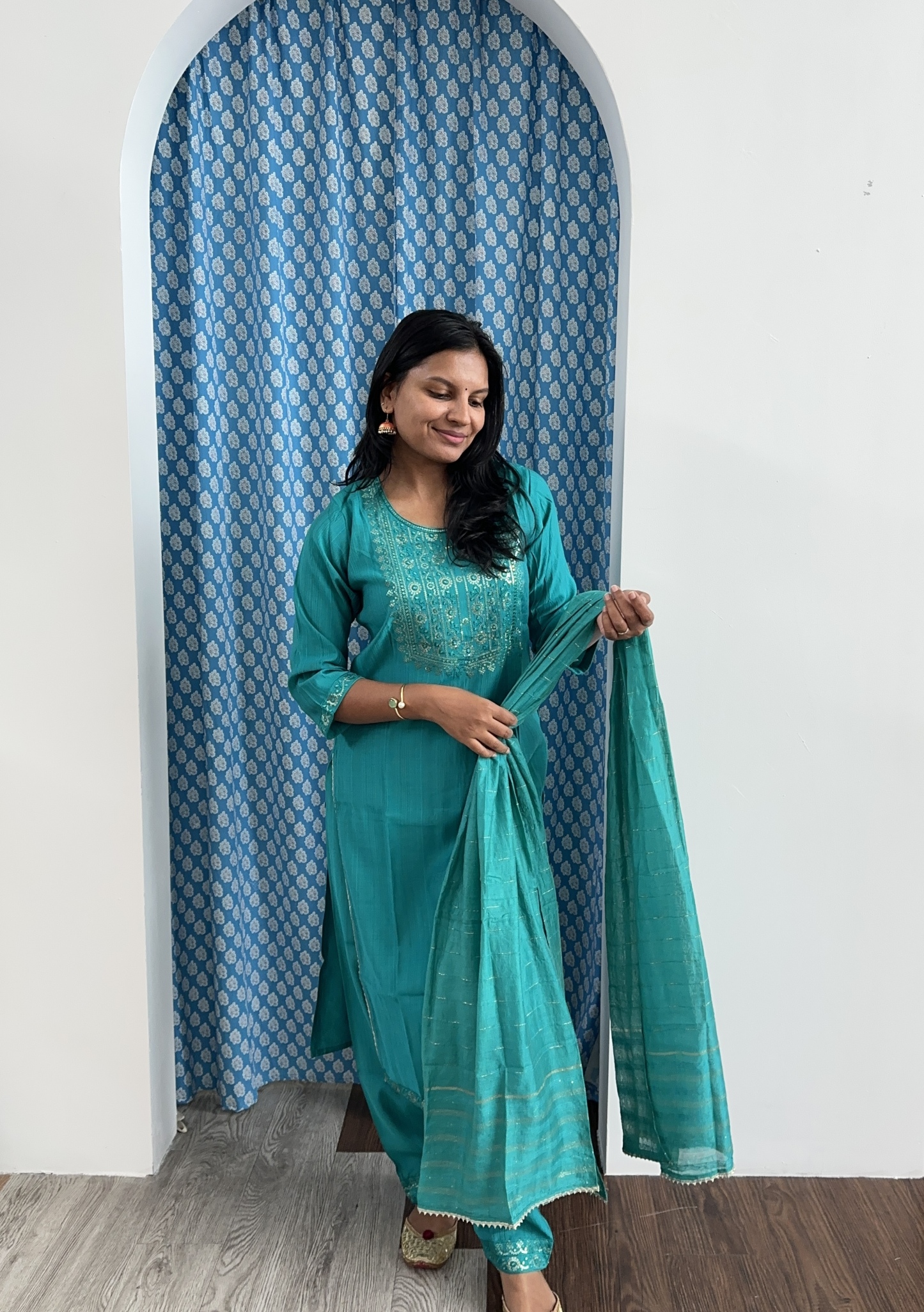 Poly Silk Kurta Set