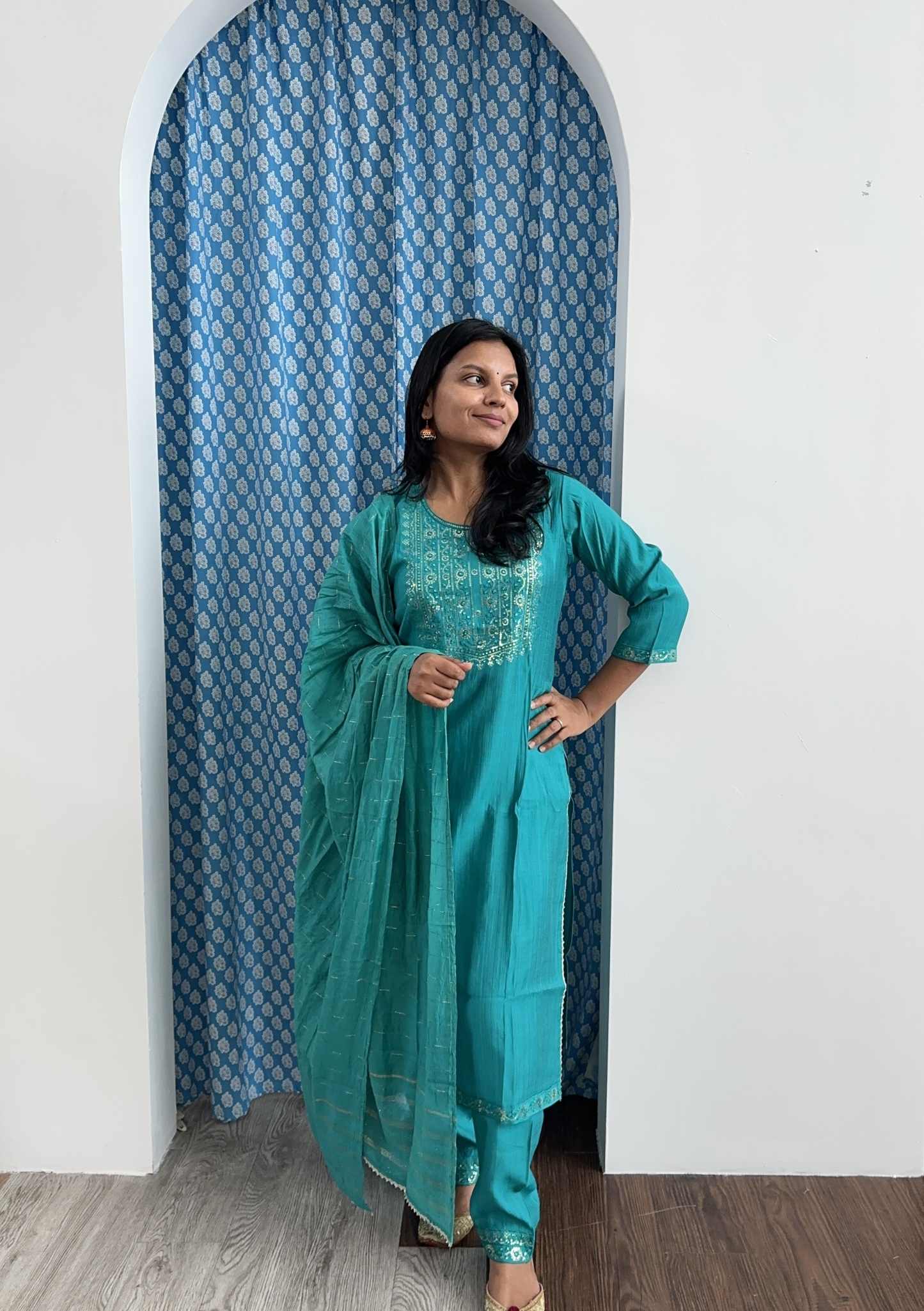 Poly Silk Kurta Set