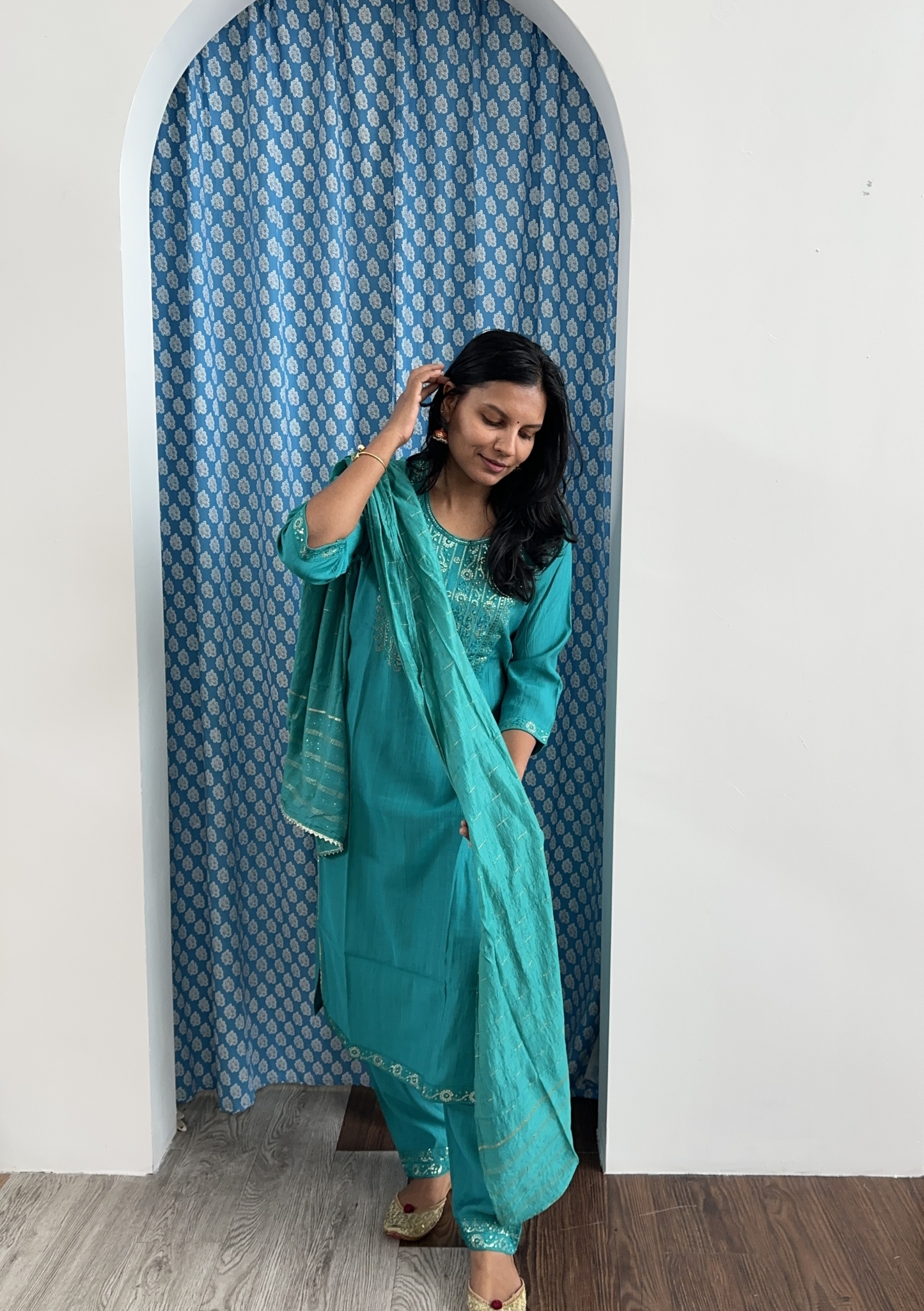 Poly Silk Kurta Set