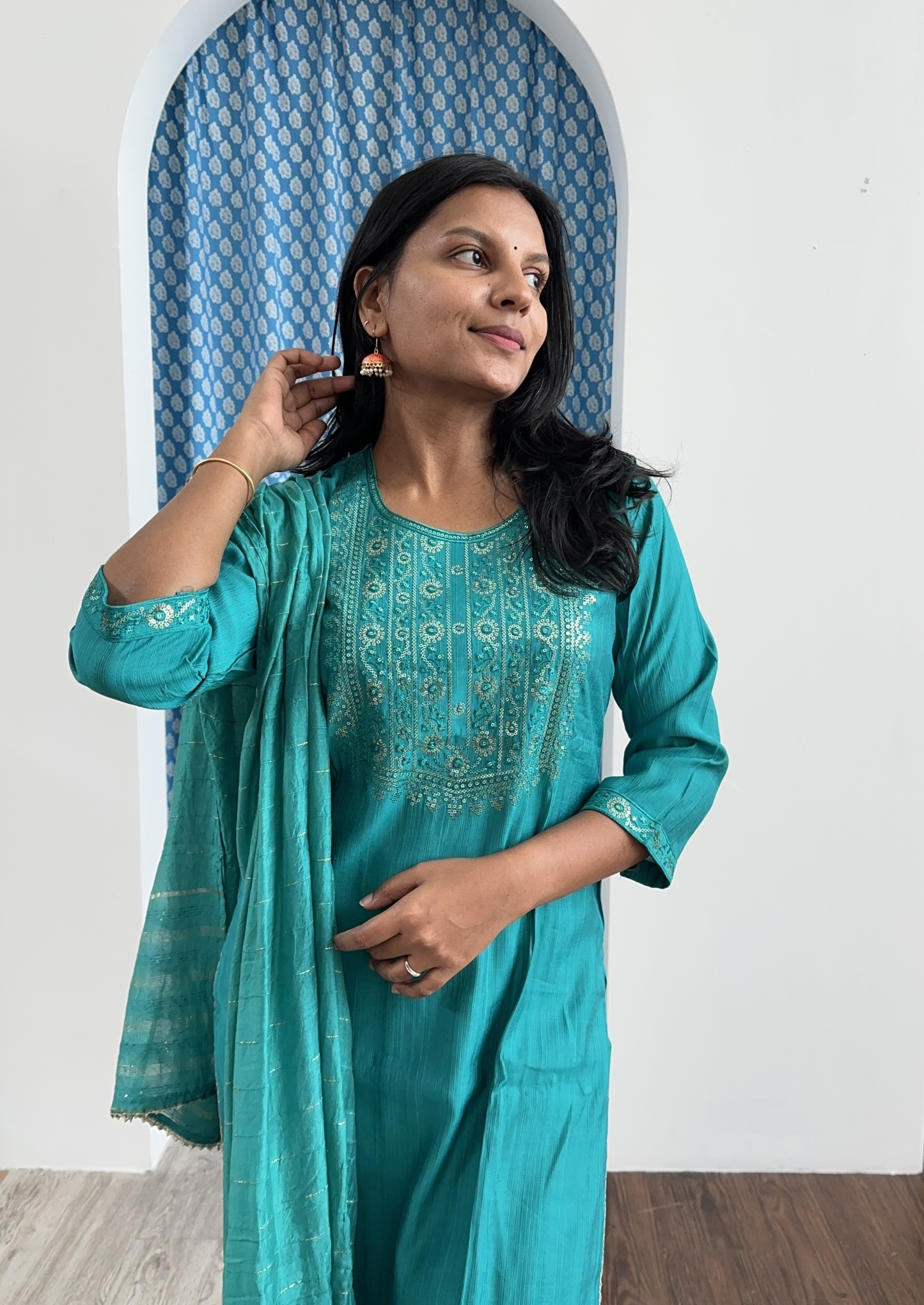 Poly Silk Kurta Set