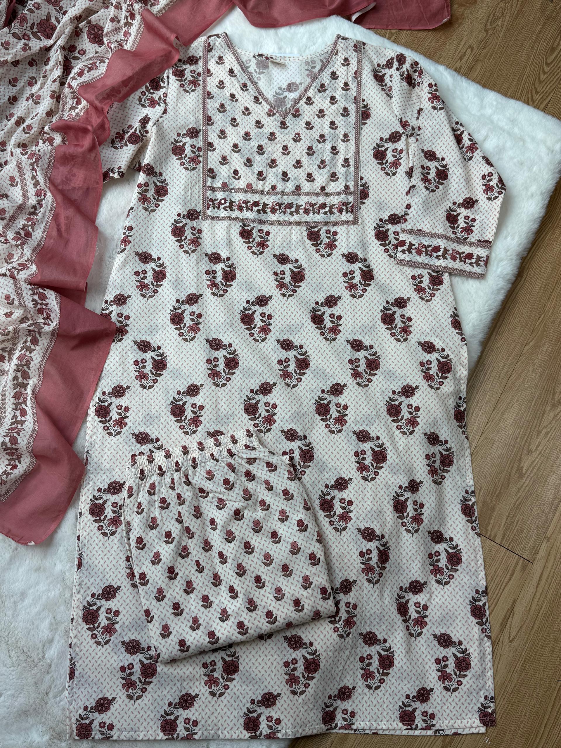 Cotton Kurta Set