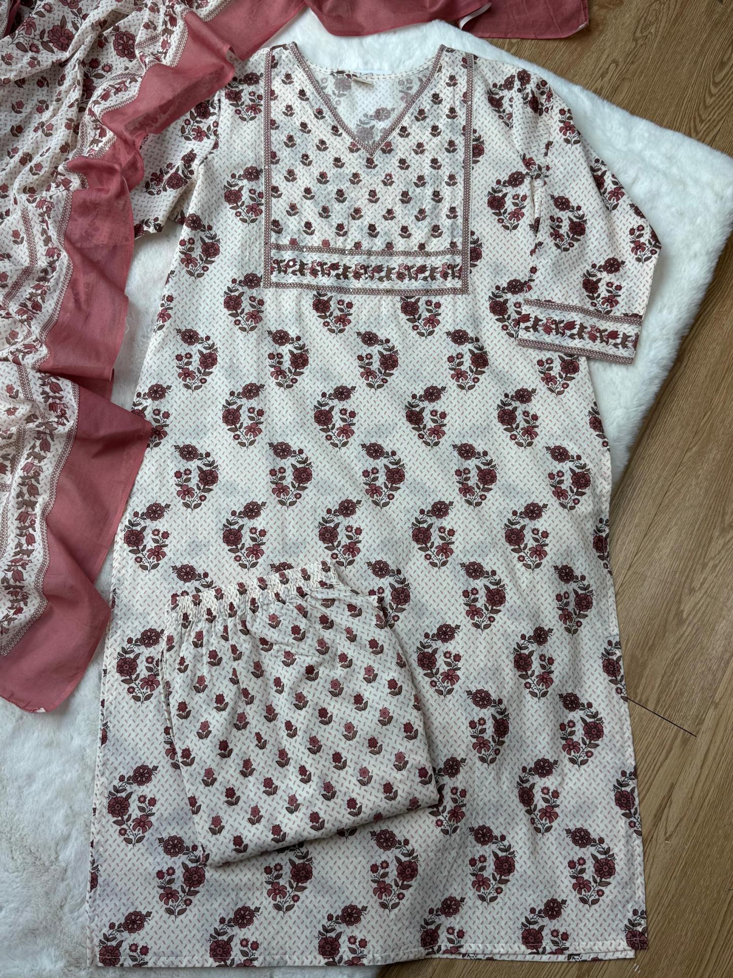 Cotton Kurta Set
