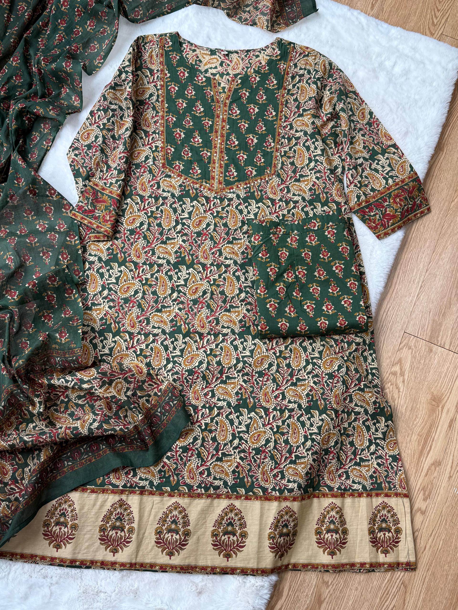 Cotton Kurta Set
