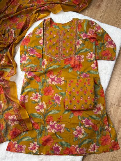 Cotton Kurta Set